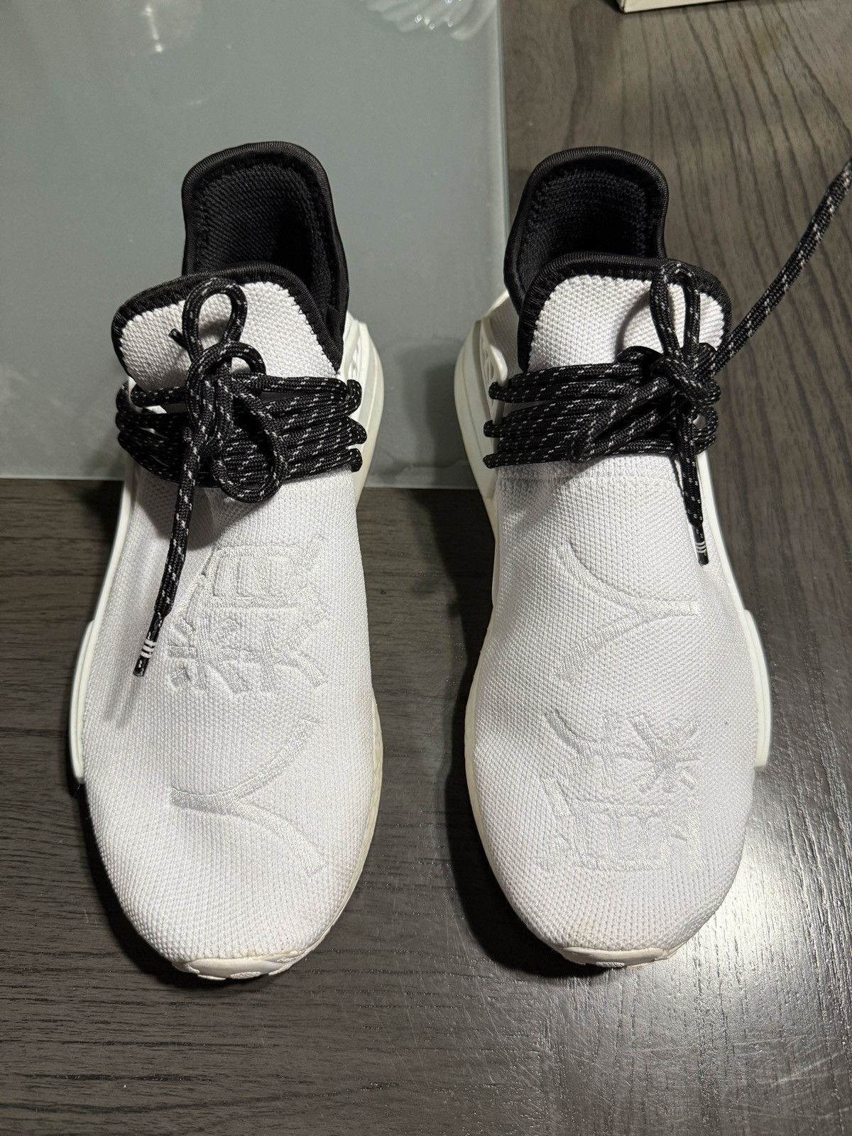 Adidas × Humanrace × Pharrell adidas NMD Hu: Pharrell Extra Eye White Size US 9 / EU 42 - 3 Thumbnail