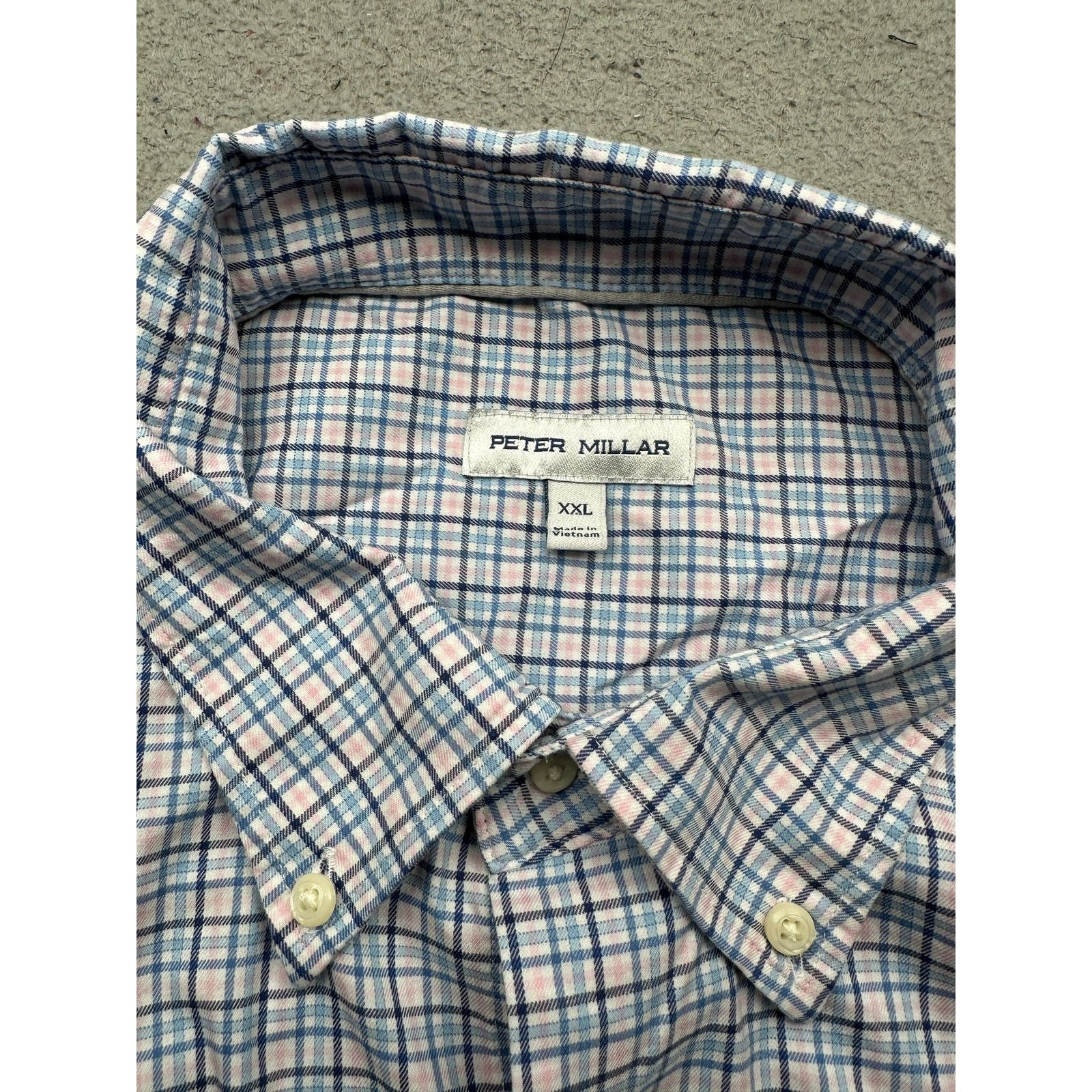 Peter Millar Peter Millar Crown Eddings Sport Button Plaid Shirt Men 2XL Size US XXL / EU 58 / 5 - 3 Thumbnail