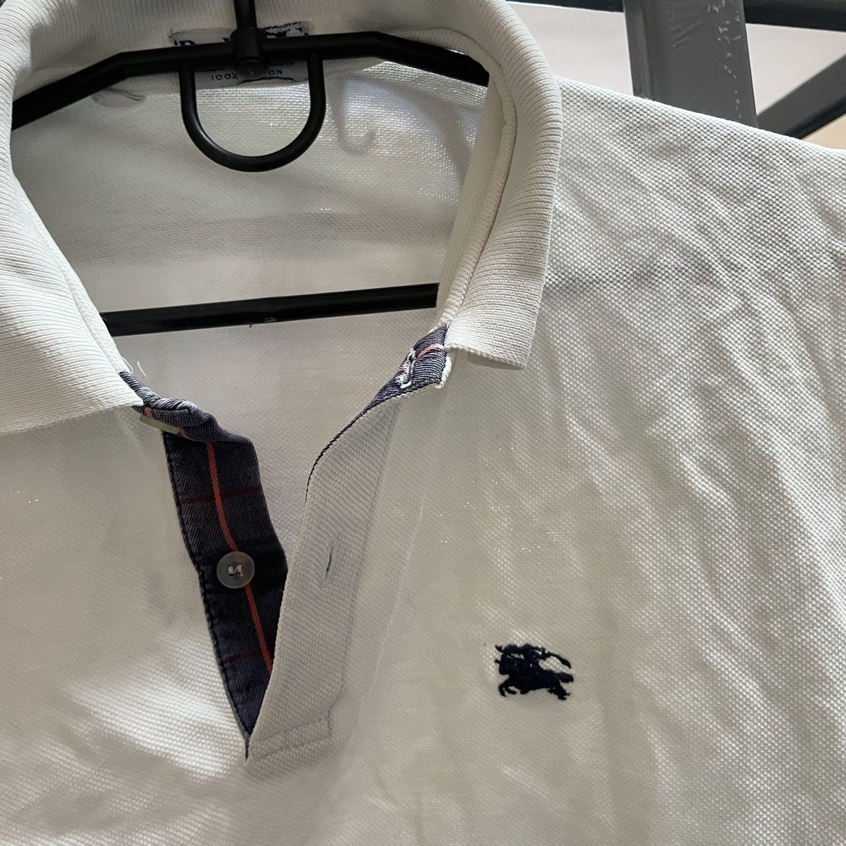 Burberry × Vintage BURBERRY LOGO TB POLO SHIRT TEE ENGLAND NOVA CHECK Size US S / EU 44-46 / 1 - 2 Thumbnail