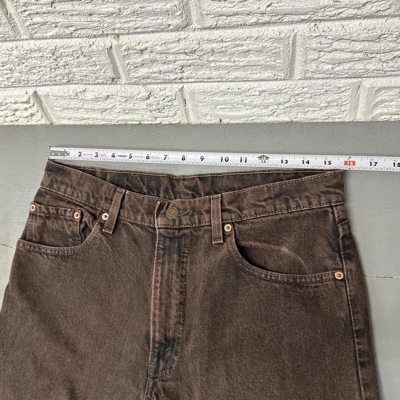 Levi's Vintage Levi’s 550 Brown Denim Jeans Men’s 32 x 30 Size US 32 / EU 48 - 6 Thumbnail