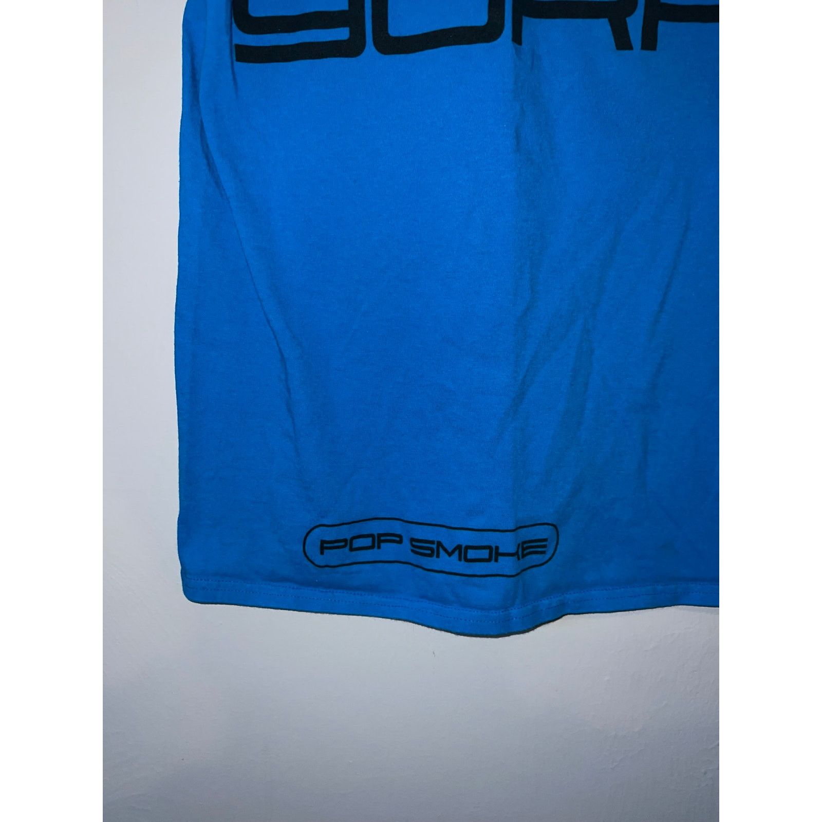 Band Tees Pop Smoke Shirt King Of New York Rap Rapper Blue Tee Small Size US S / EU 44-46 / 1 - 8 Thumbnail