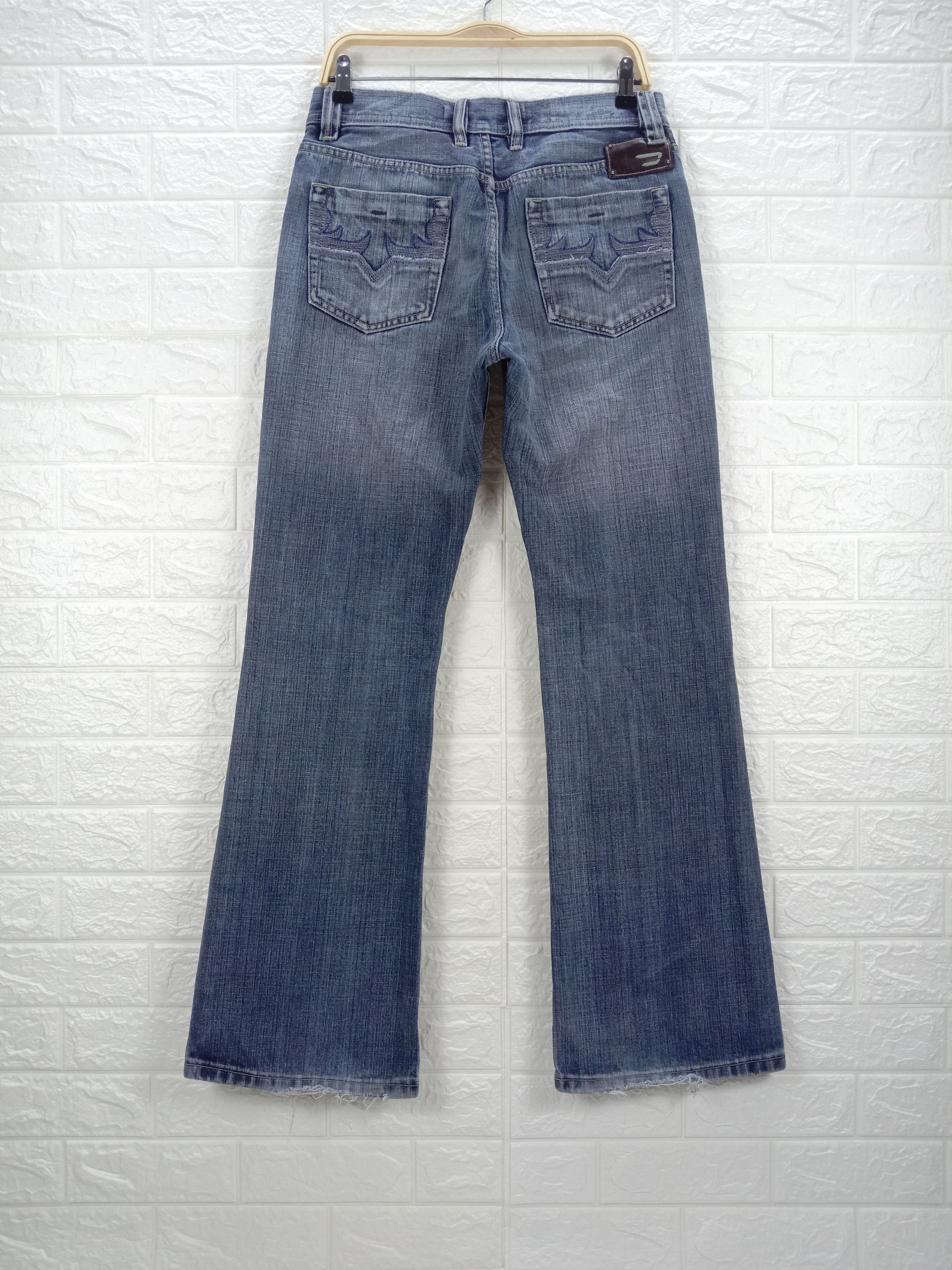 Diesel Vintage Diesel Flare Jeans Bell Bottom Denim Size US 31 - 5 Thumbnail