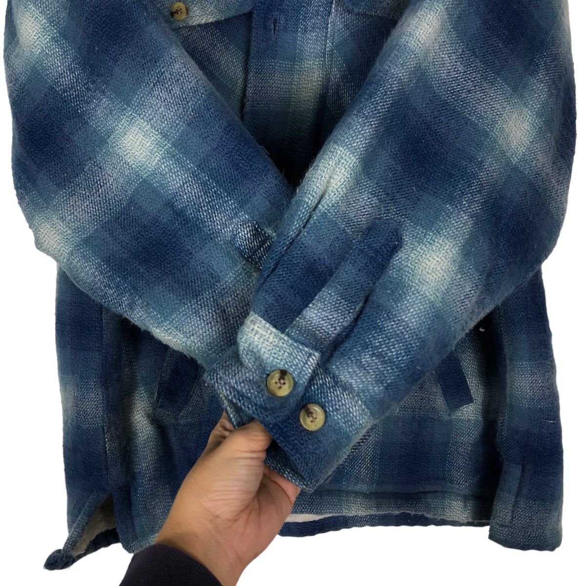 Japanese Brand 🔥Vtg Flannel Jacket Bellmount Japan Mink Fur Issey Miyake Size US M / EU 48-50 / 2 - 13 Thumbnail