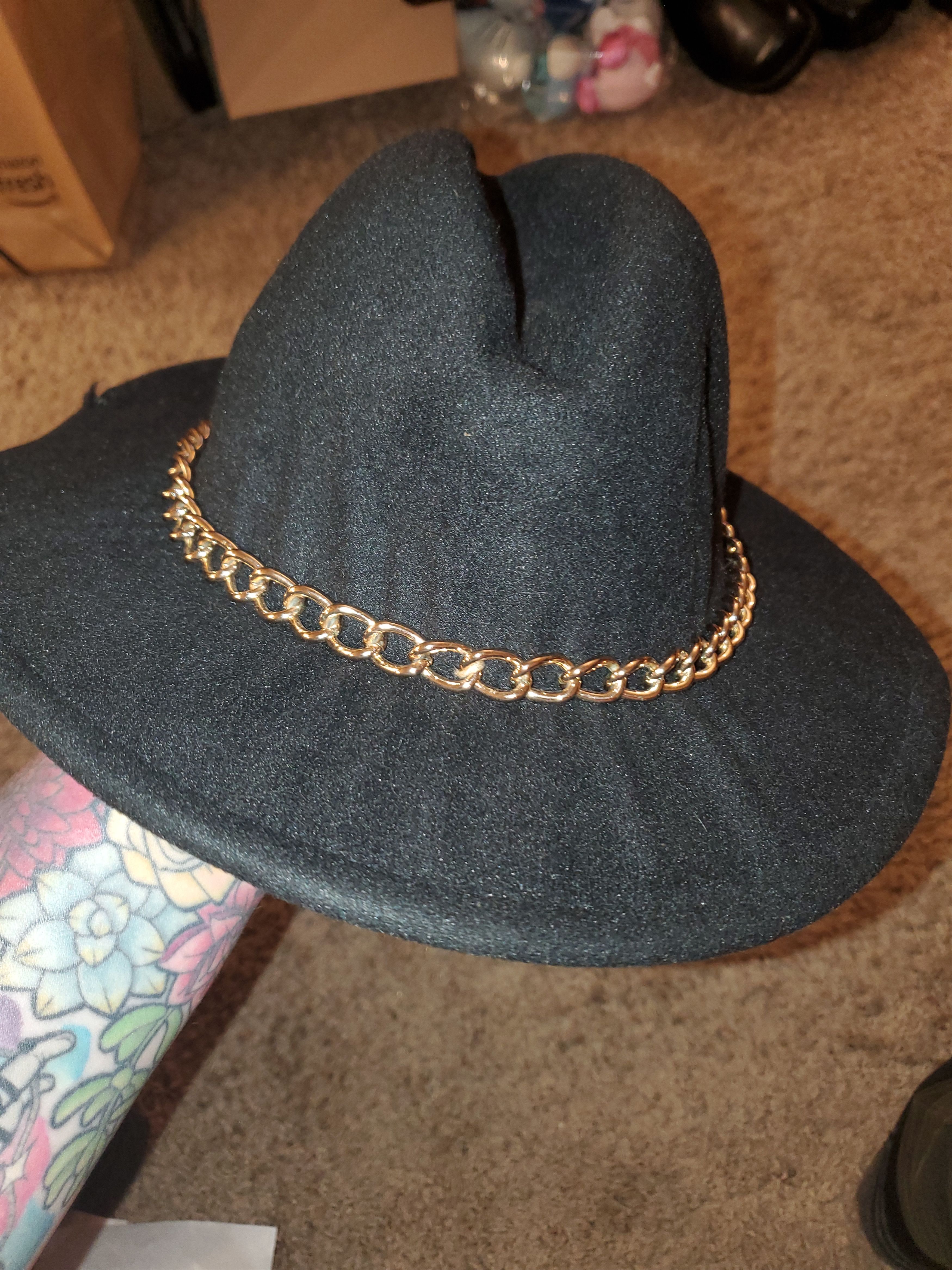 Juicy Couture Juicy Couture Bling Black Cowboy Hat Size ONE SIZE - 2 Thumbnail