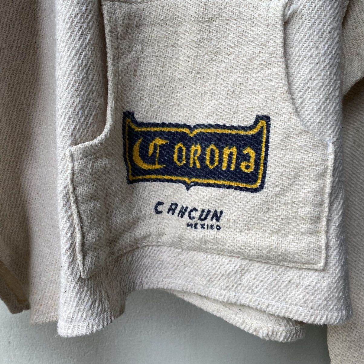 Vintage Beige Corona Cancun Baja Hoodie Size US L / EU 52-54 / 3 - 4 Thumbnail