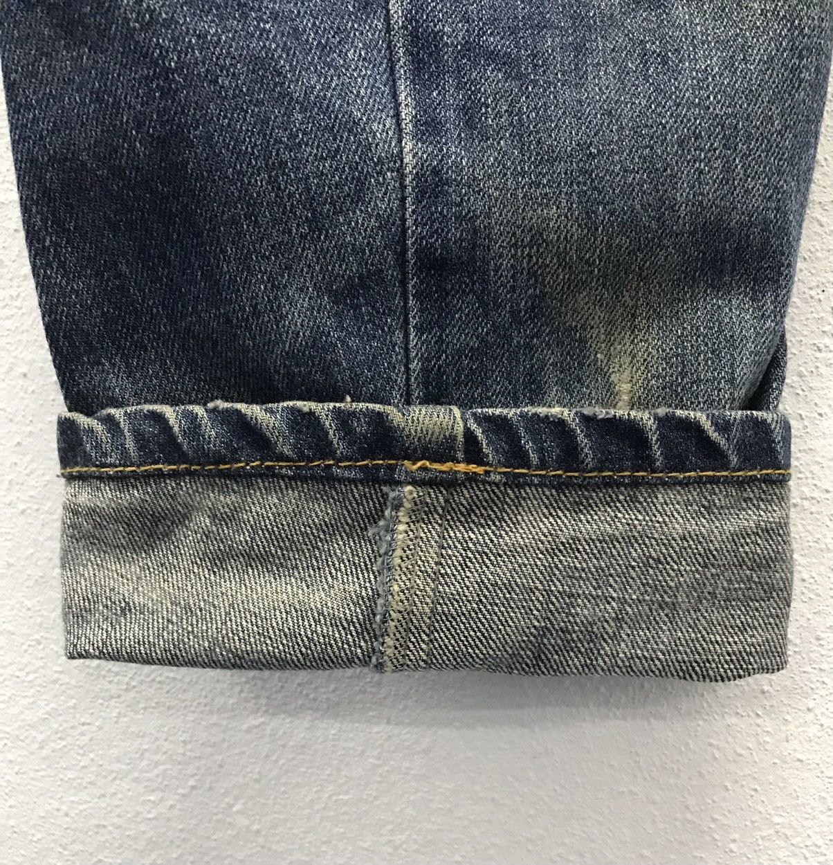 Japanese Brand × Vintage Vintage Bit Blue Denim Pants Size US 34 / EU 50 - 11 Thumbnail