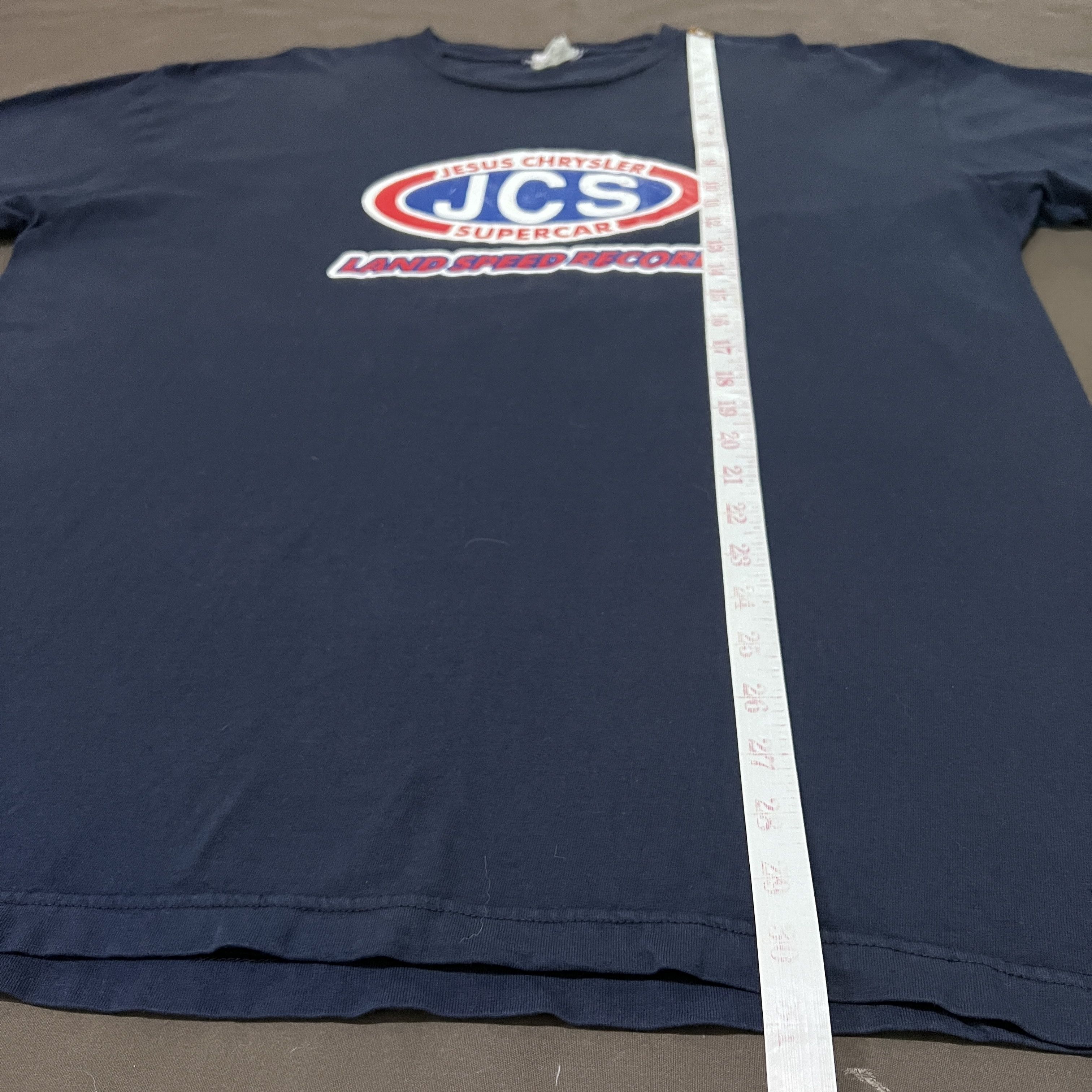 Band Tees × Vintage Vintage Jesus Chrysler Supercar Alternative rock Grunge Tee Size US XL / EU 56 / 4 - 7 Thumbnail