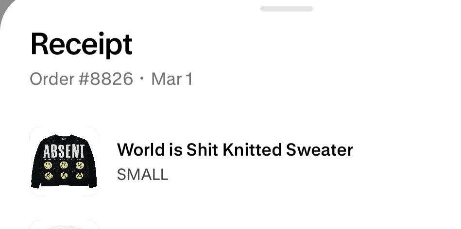 Absent Absent Knitted Sweater Size US S / EU 44-46 / 1 - 4 Thumbnail