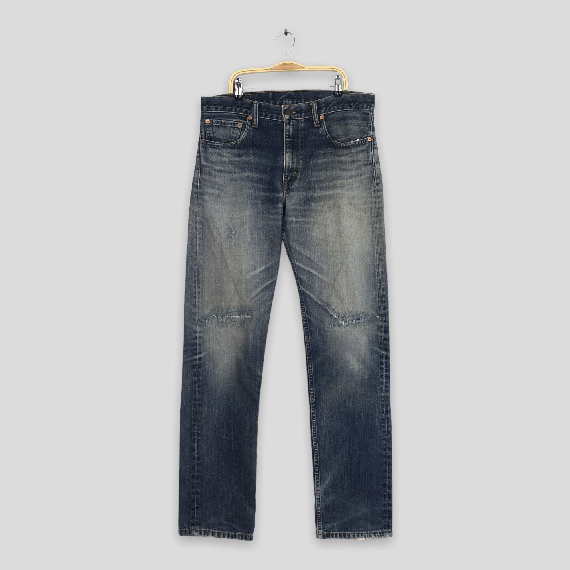 Levi's Size 32x33 Vintage Levis 505 Faded Stonewash Jeans S1951 Size US 32 / EU 48 - 1 Thumbnail