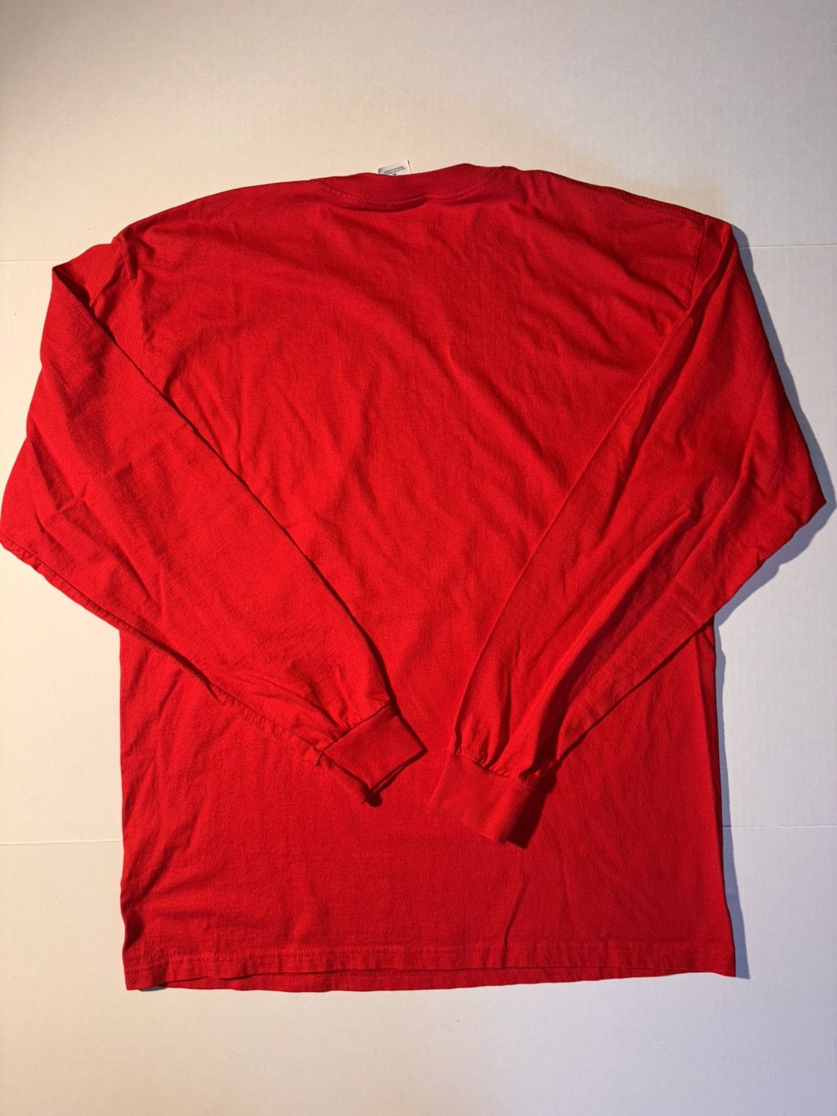 Vintage Vtg Godzilla Dinosaur T Rex Art Red Long Sleeve T-shirt XL Size US XL / EU 56 / 4 - 6 Thumbnail