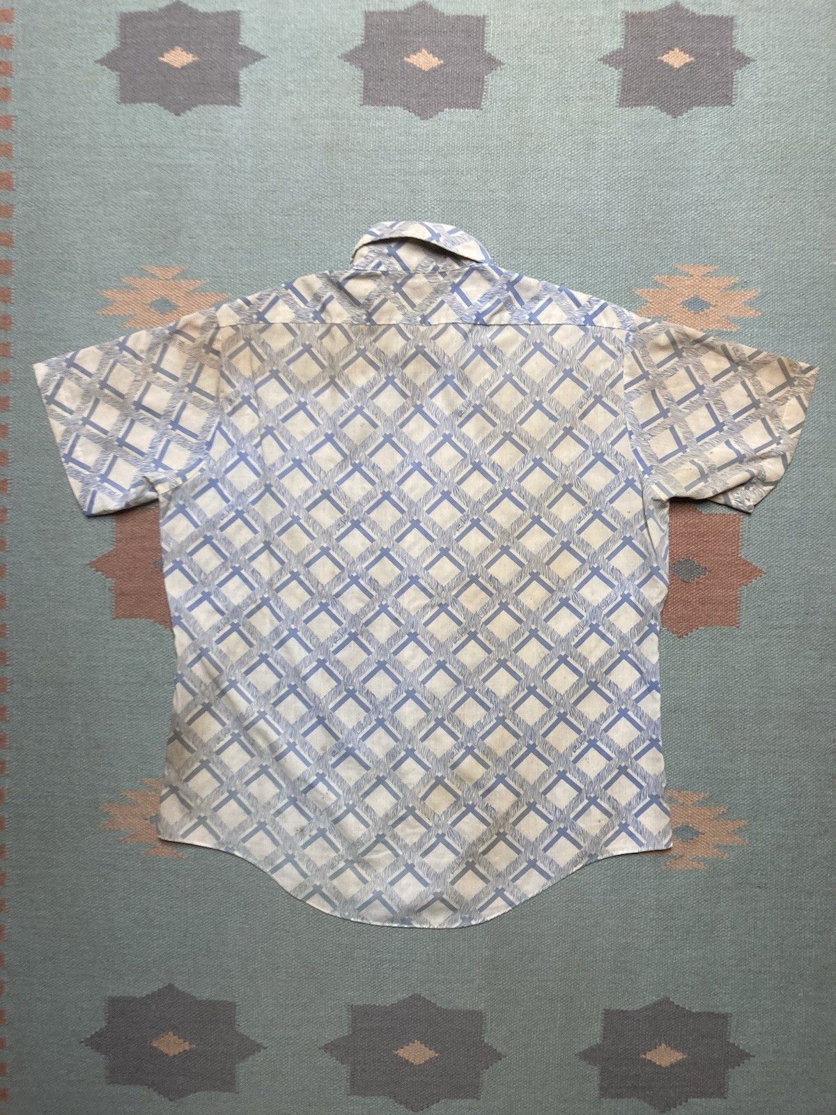 Vintage Vintage 70s button shirt dagger collar psychedelic large Size US L / EU 52-54 / 3 - 2 Thumbnail