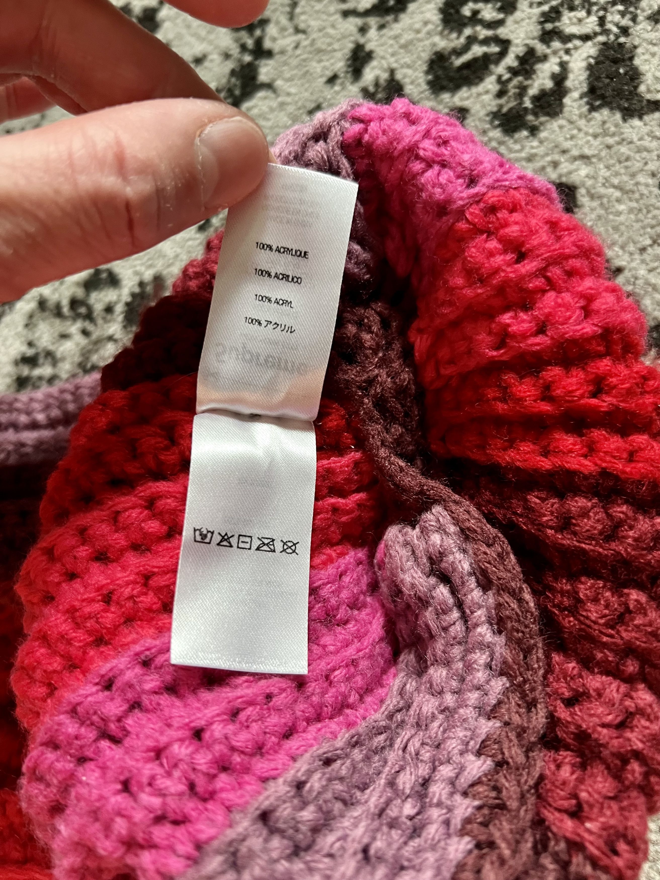 Supreme SUPREME GRADIENT CROCHET BEANIE Size ONE SIZE - 4 Thumbnail