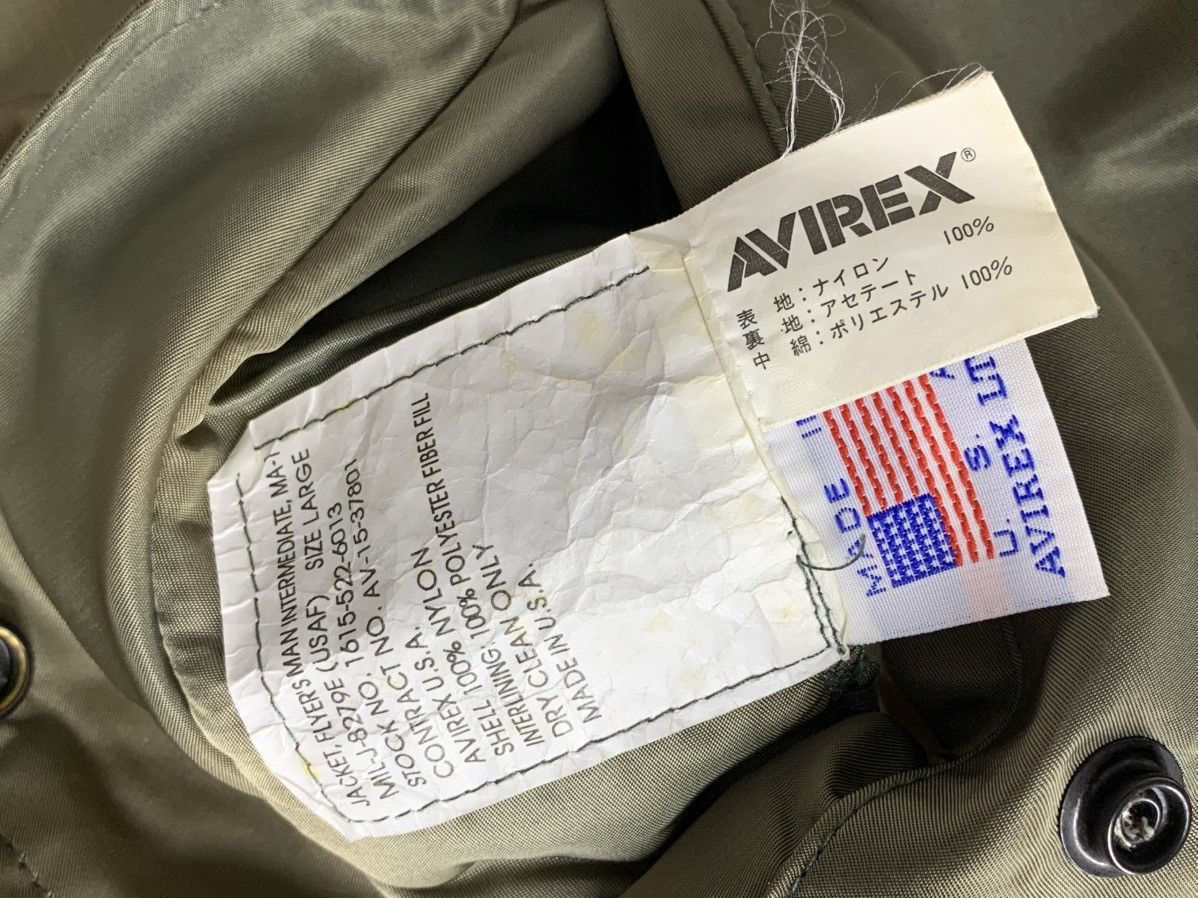 Avirex Vintage Avirex Flight MA-1 Bomber Jacket Size US L / EU 52-54 / 3 - 16 Thumbnail