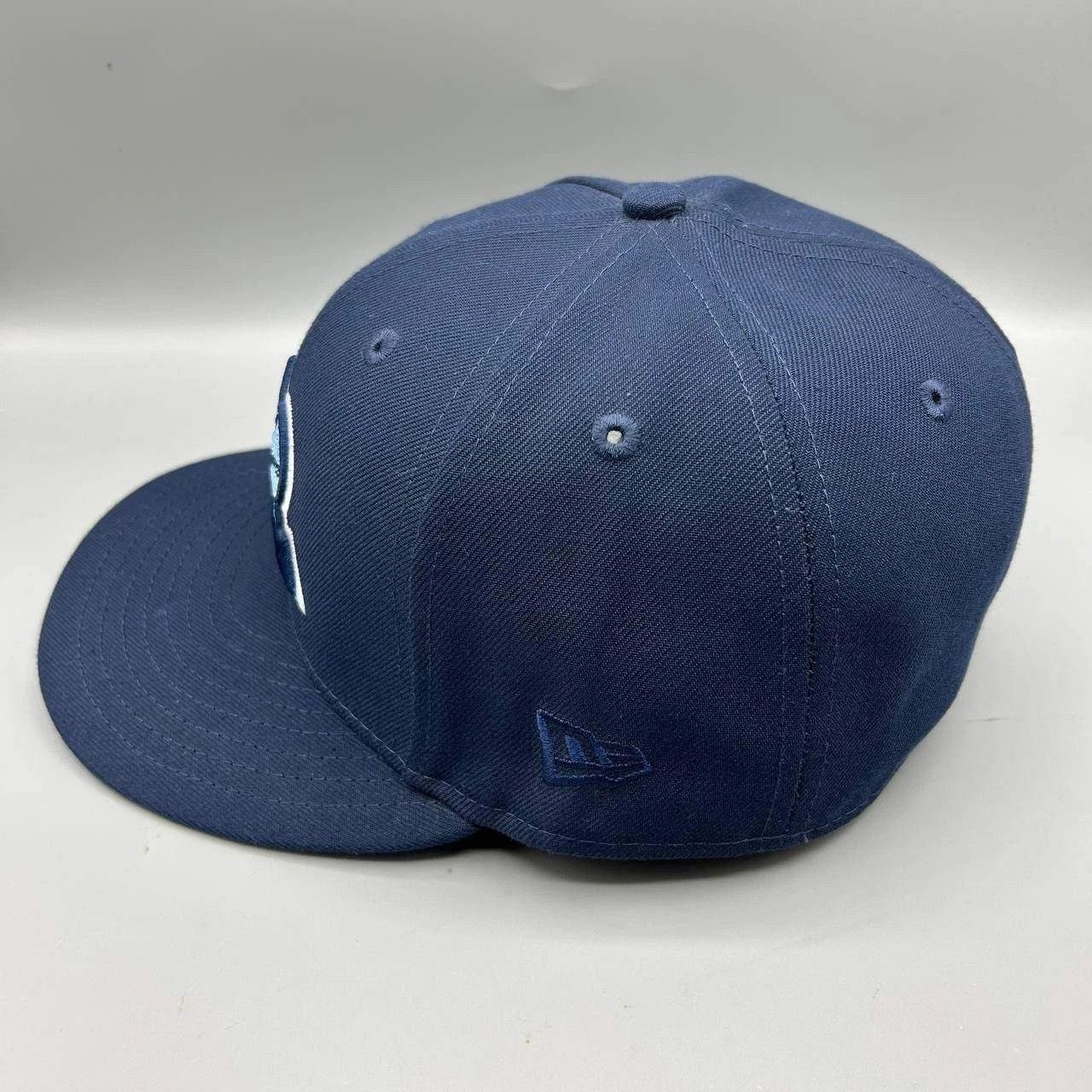 New Era Colorado Rockies Hat Men 7 3/8 Blue MLB Fitted Cap Size ONE SIZE - 5 Thumbnail