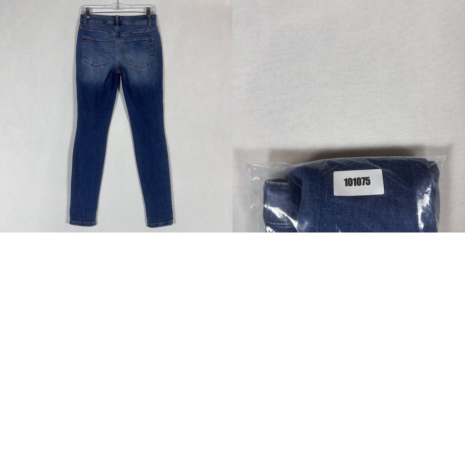 Vintage Maurices High Rise Jeans Women's XS Short Dark Blue Denim Pants Regular Rise Stretch Pockets Zipper Button Size 26" / US 2 / IT 38 - 8 Thumbnail