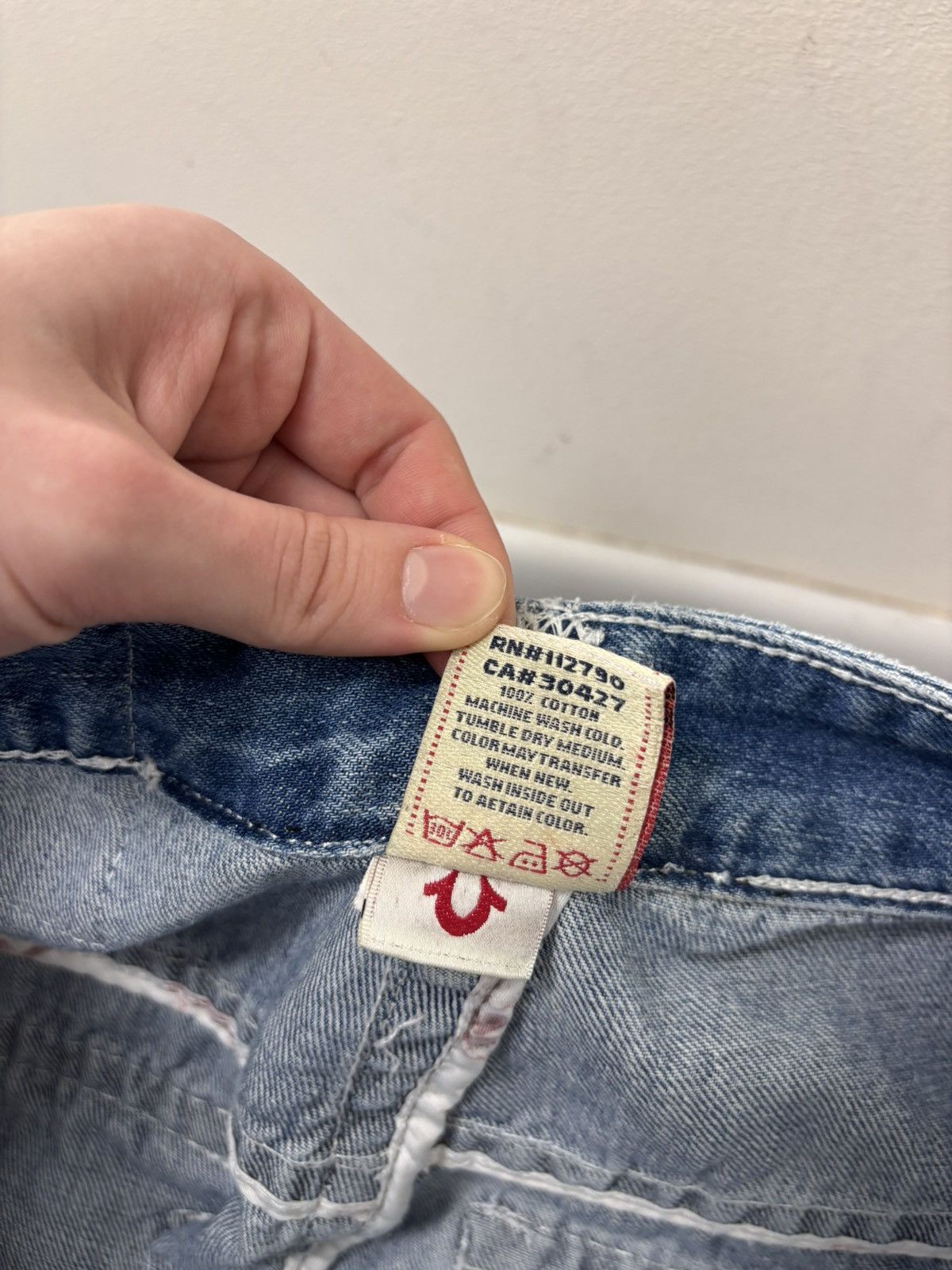 True Religion True Religion NWT Joey Super T Men’s Washed Blue Denim Jeans Size US 36 / EU 52 - 12 Thumbnail