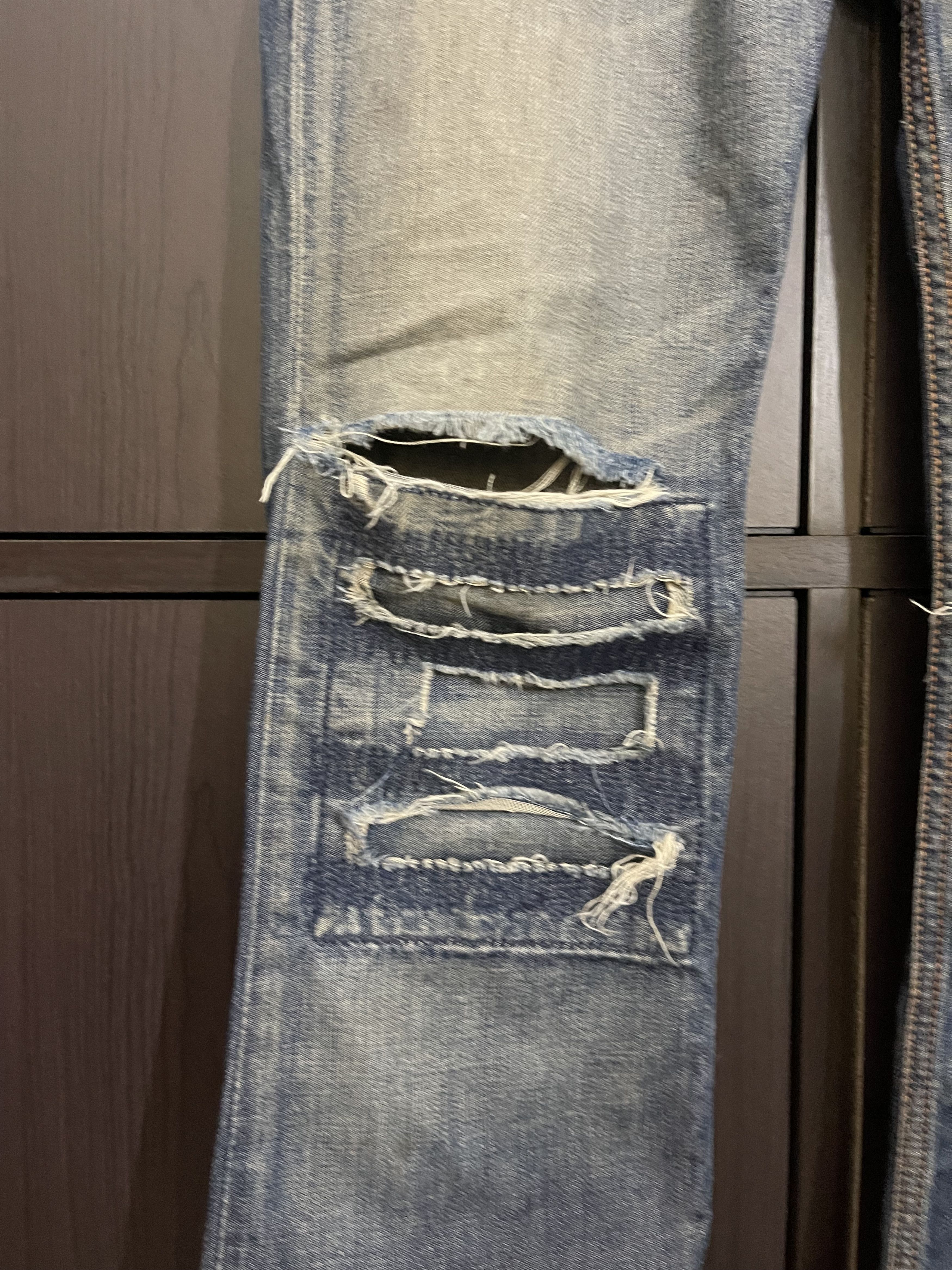 Beauty Beast × If Six Was Nine × Le Grande Bleu (L.G.B.) Tavernity So Jeans Distressed Flared Denim Size US 30 / EU 46 - 6 Thumbnail