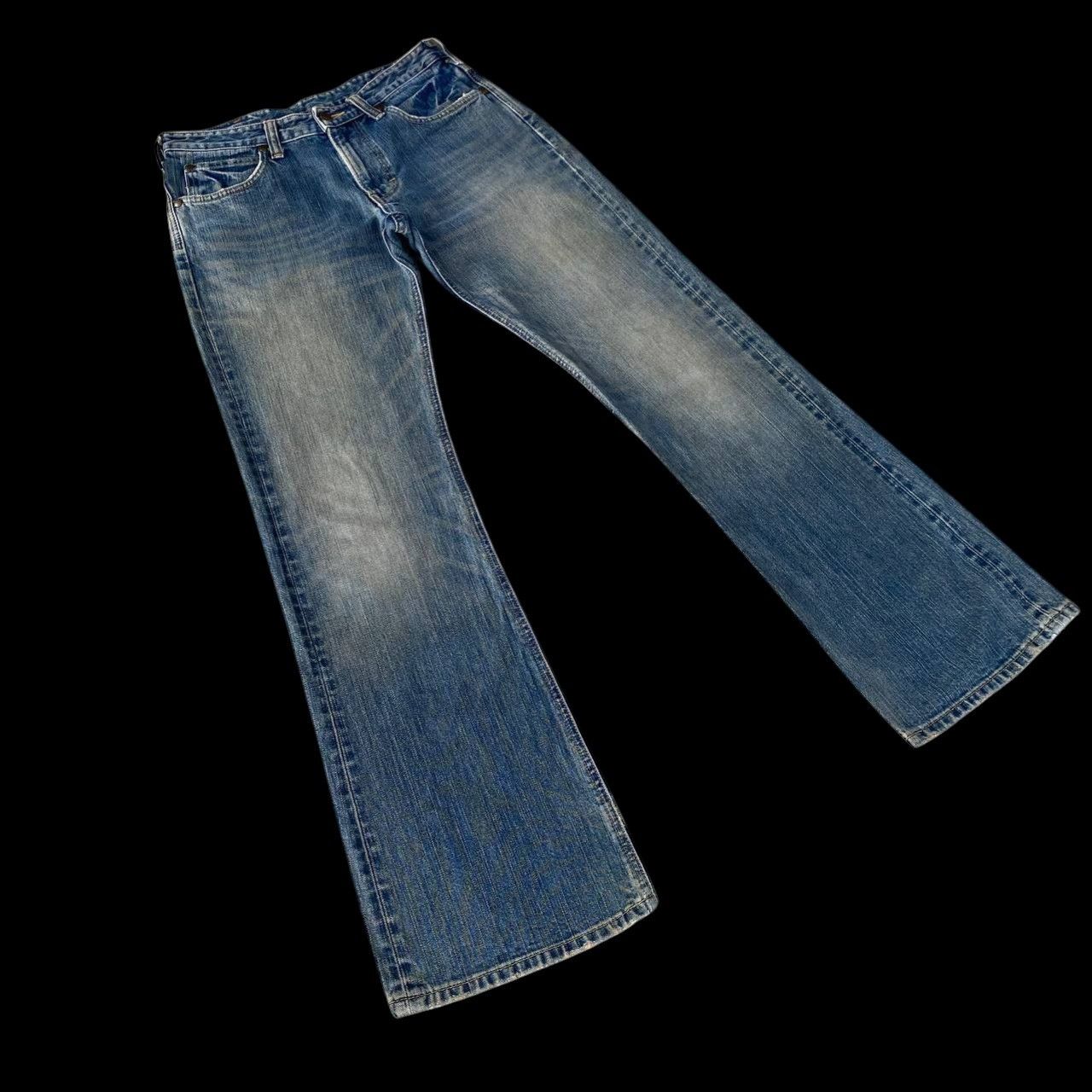 Wrangler VINTAGE WRANGLER 70s STYLE COWBOY BOOTCUT MUDWASH DENIM Size US 30 / EU 46 - 3 Thumbnail