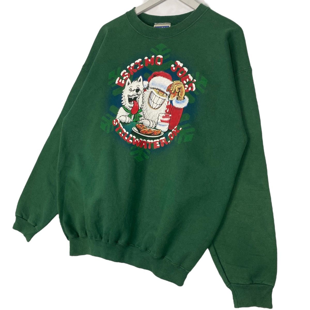 Other Vintage Hanes Republic Graphic Crewneck Sweatshirt Green Size US L / EU 52-54 / 3 - 2 Thumbnail