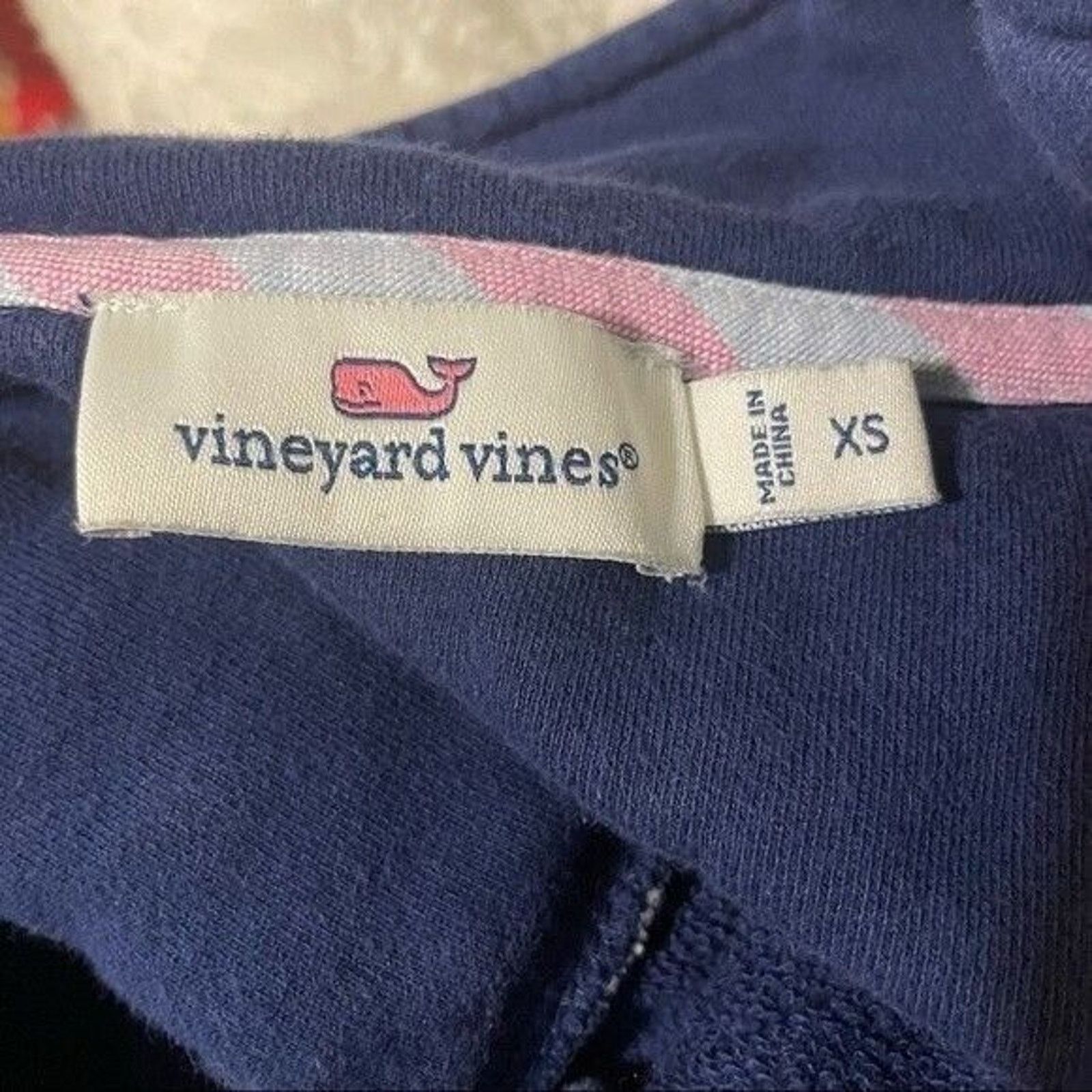Vineyard Vines Vineyard Vines Womens Pullover XS Oxford Stripe Cozy Shep Size XS / US 0-2 / IT 36-38 - 6 Thumbnail