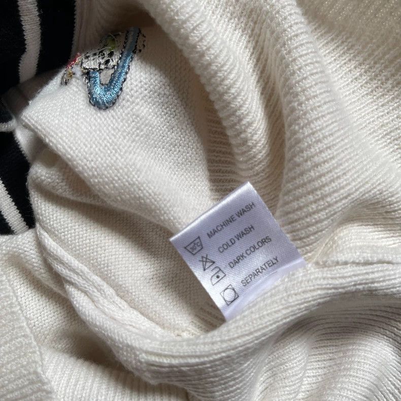 Vivienne Westwood Vivienne Westwood White knit cardigan with black stripes Size M / US 6-8 / IT 42-44 - 9 Thumbnail