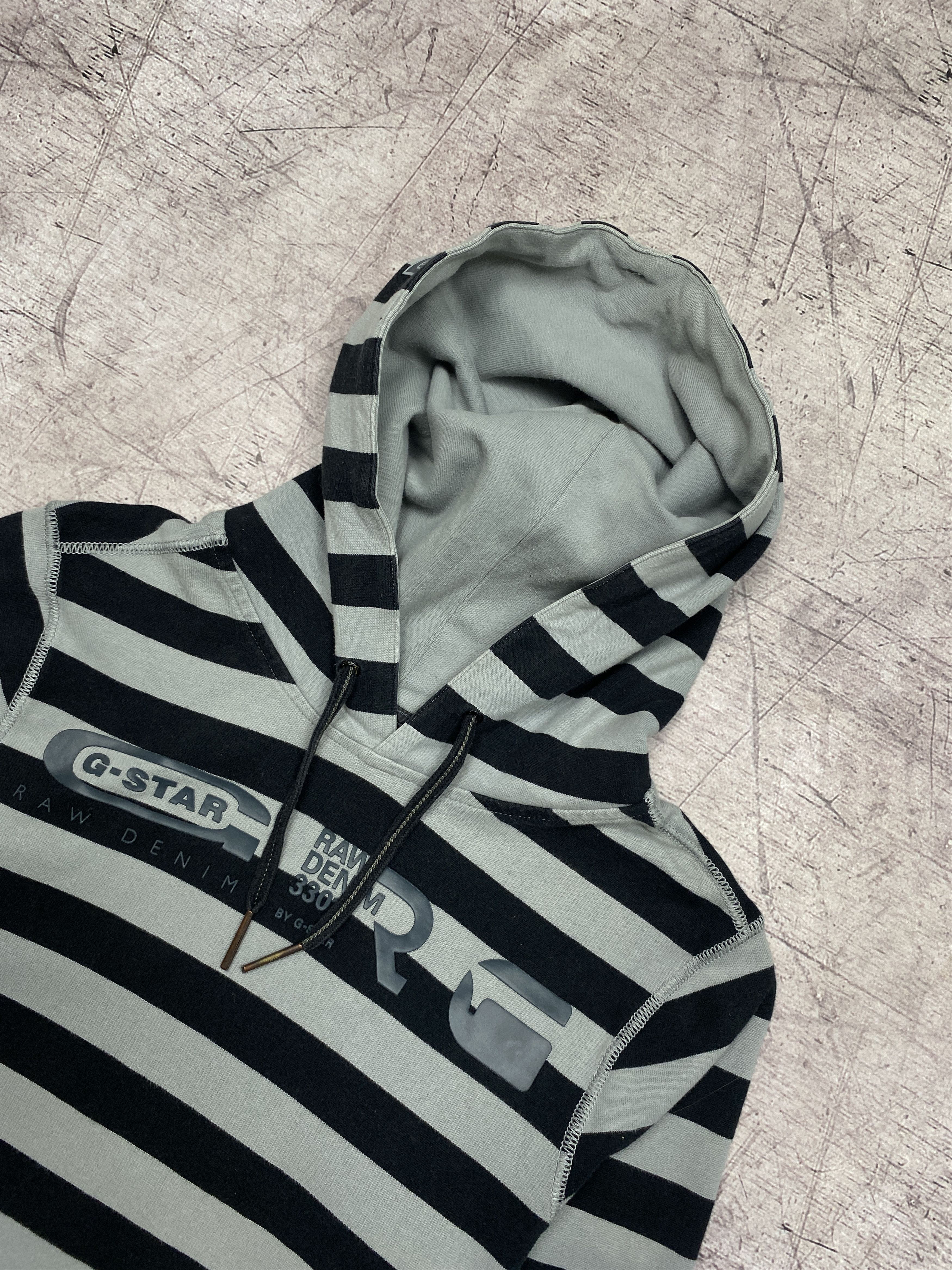 G-Star G Star Raw Womens Striped Hoodie Size L / US 10 / IT 46 - 2 Thumbnail