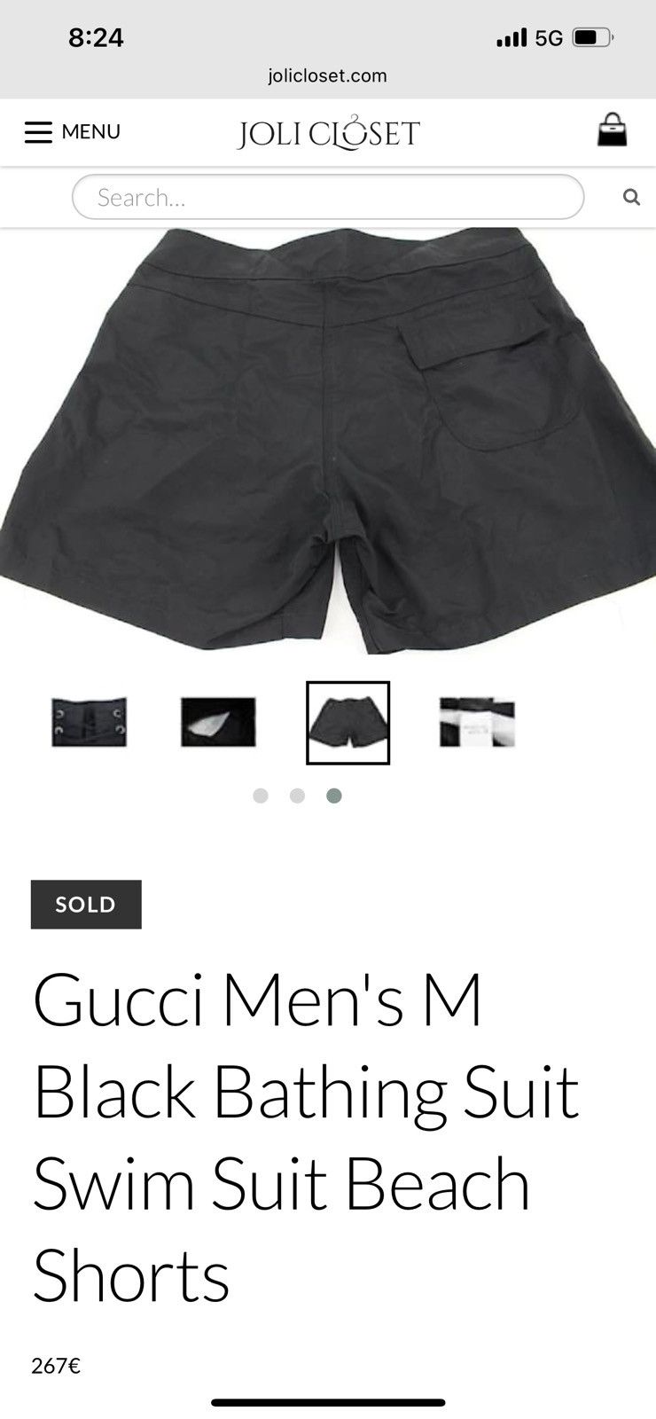Gucci Vintage Gucci TomFord Beach Short Pants 10 Size US 30 / EU 46 - 14 Thumbnail
