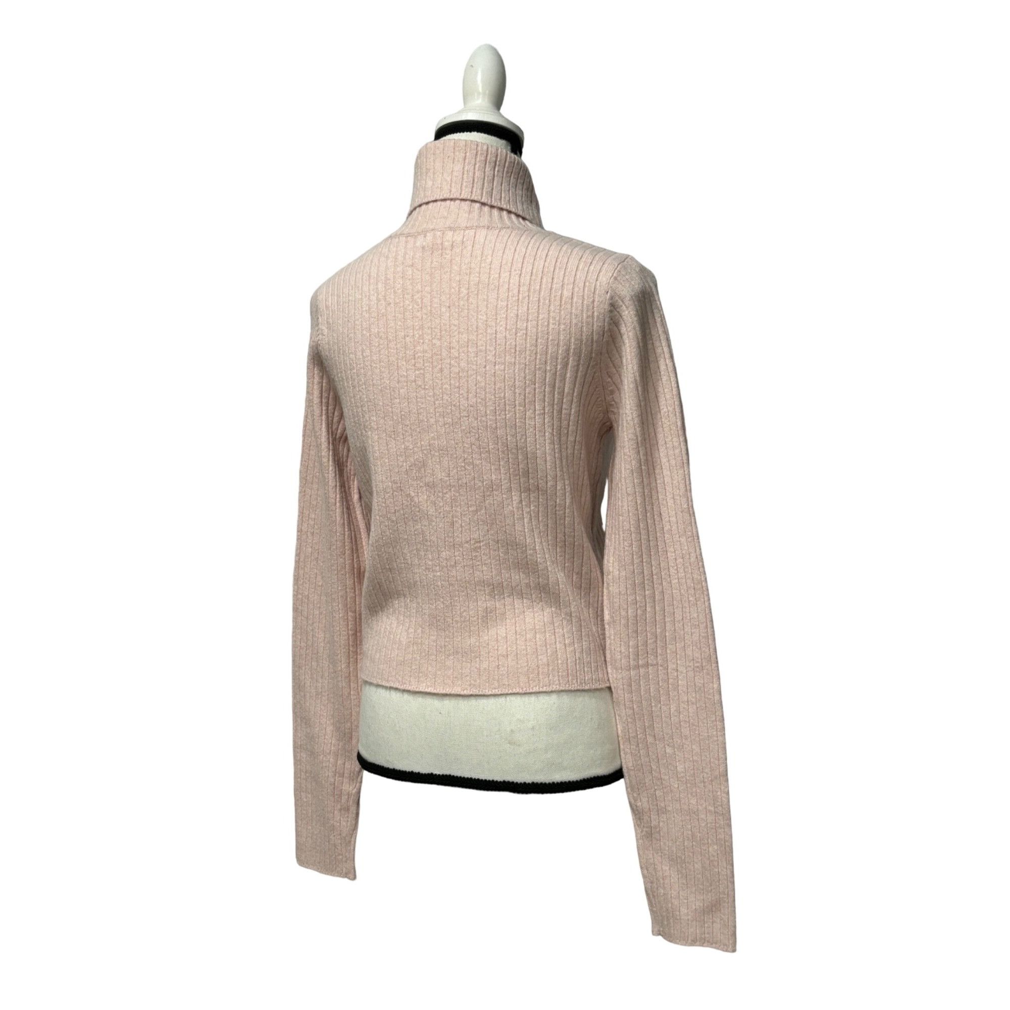 Other BP. Rib Crop Turtleneck Sweater in Pink Crystal, Sz. L Size L / US 10 / IT 46 - 4 Thumbnail