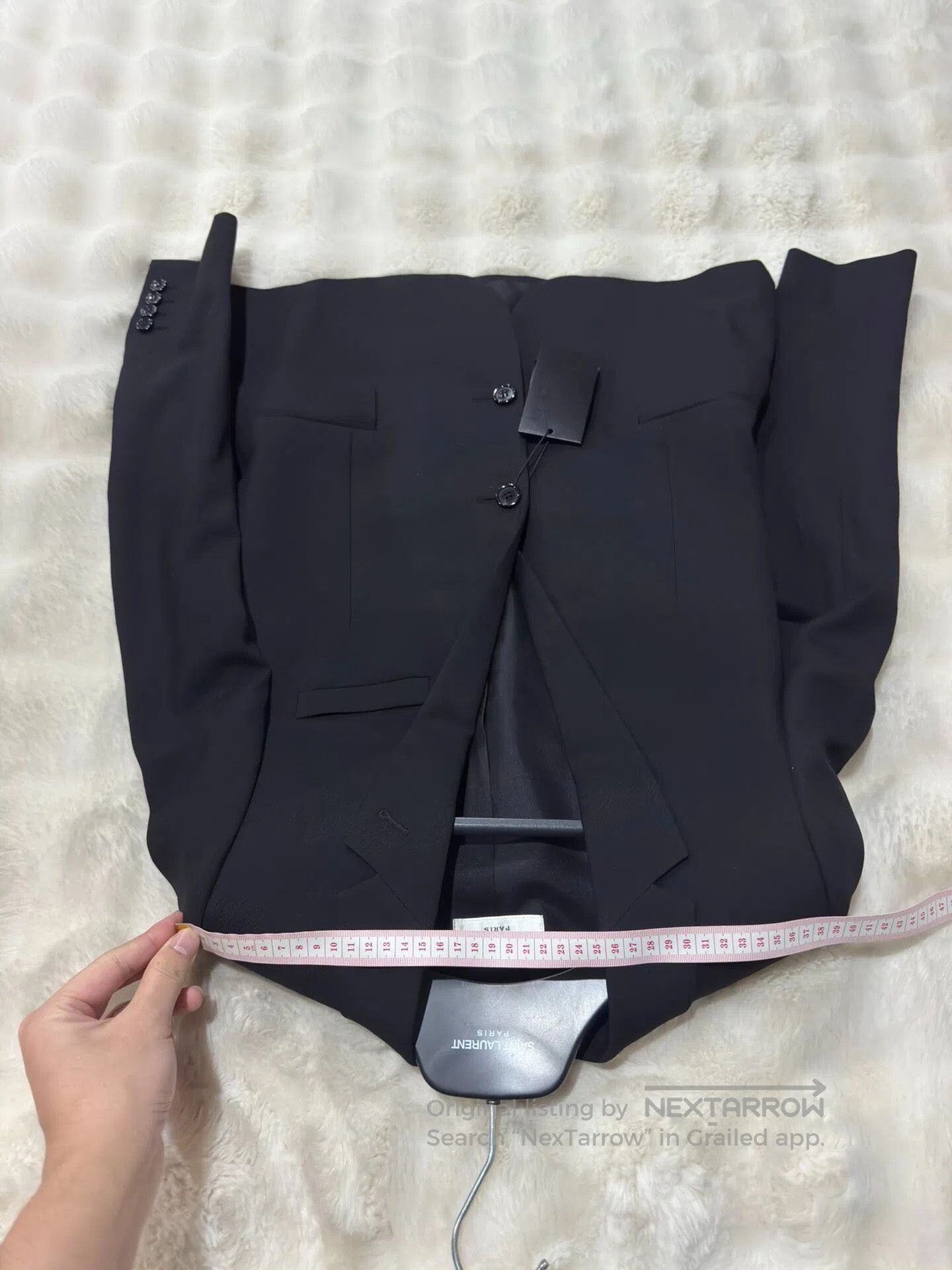 Saint Laurent Paris Saint Laurent Paris Jacket| Size XS / US 0-2 / IT 36-38 - 6 Thumbnail