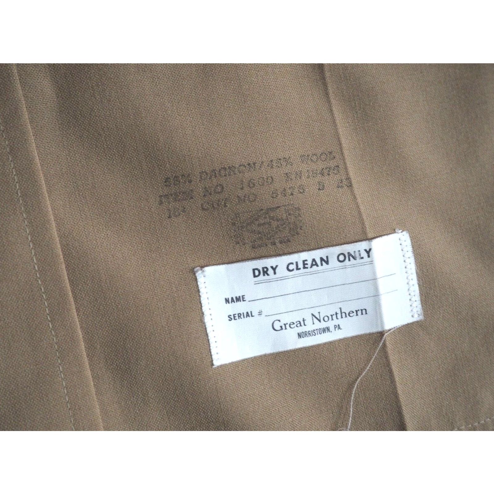 Vintage VINTAGE Great Northern USMC Marines Military Tan Wool Blend Button Shirt XL Mens Size US XL / EU 56 / 4 - 4 Thumbnail