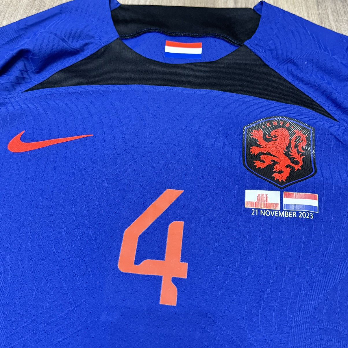 Nike Holland 22/23 player issue away shirt #4 Virgil Size US XL / EU 56 / 4 - 3 Thumbnail