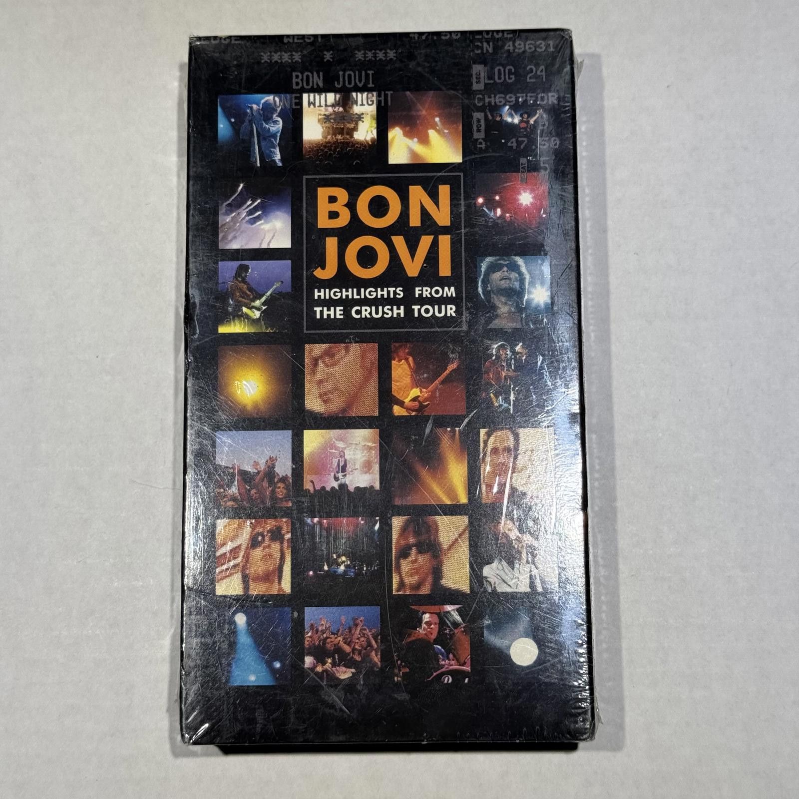 Designer Bon Jovi Highlights From The Crush Tour VHS 2000 Y2K SEALED Size ONE SIZE - 1 Thumbnail