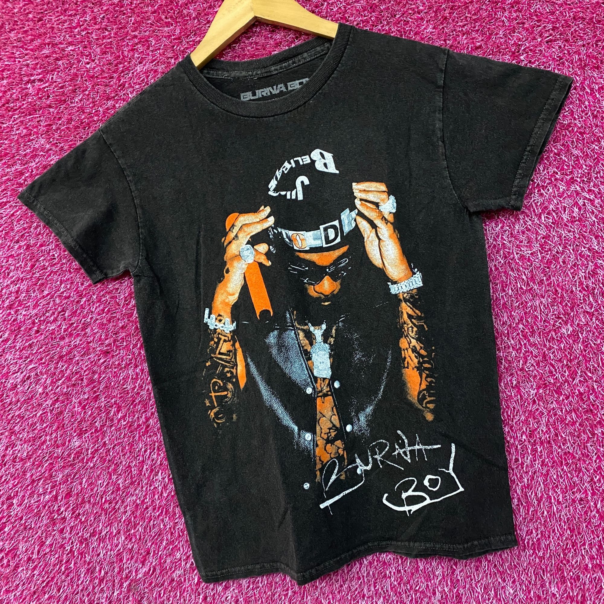 Rap Tees Burna Boy I Told Them Tour Graphic Design T-Shirt Extra Smal Size US XS / EU 42 / 0 - 3 Thumbnail