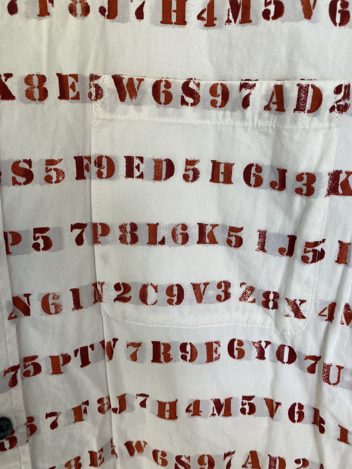 Japanese Brand Agate Japan Numeric Prisoners print Size US M / EU 48-50 / 2 - 6 Thumbnail