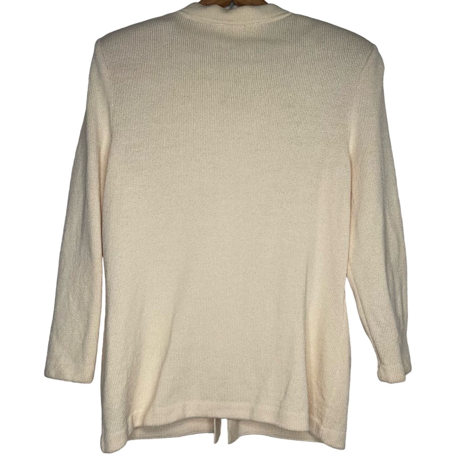 St. John St. John Basics Zip Up Sweater Size M / US 6-8 / IT 42-44 - 4 Thumbnail
