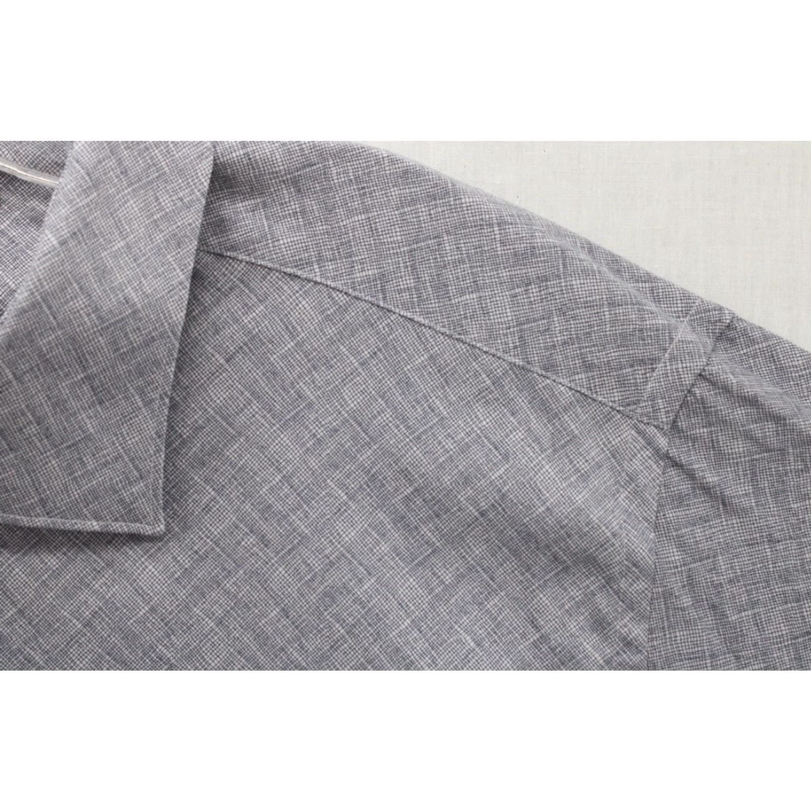 Robert Talbott Robert Talbott Tailored shirt Blue XL Mens Subtle Basket Weave Print Preppy Dress Shirt Size US XL / EU 56 / 4 - 3 Thumbnail
