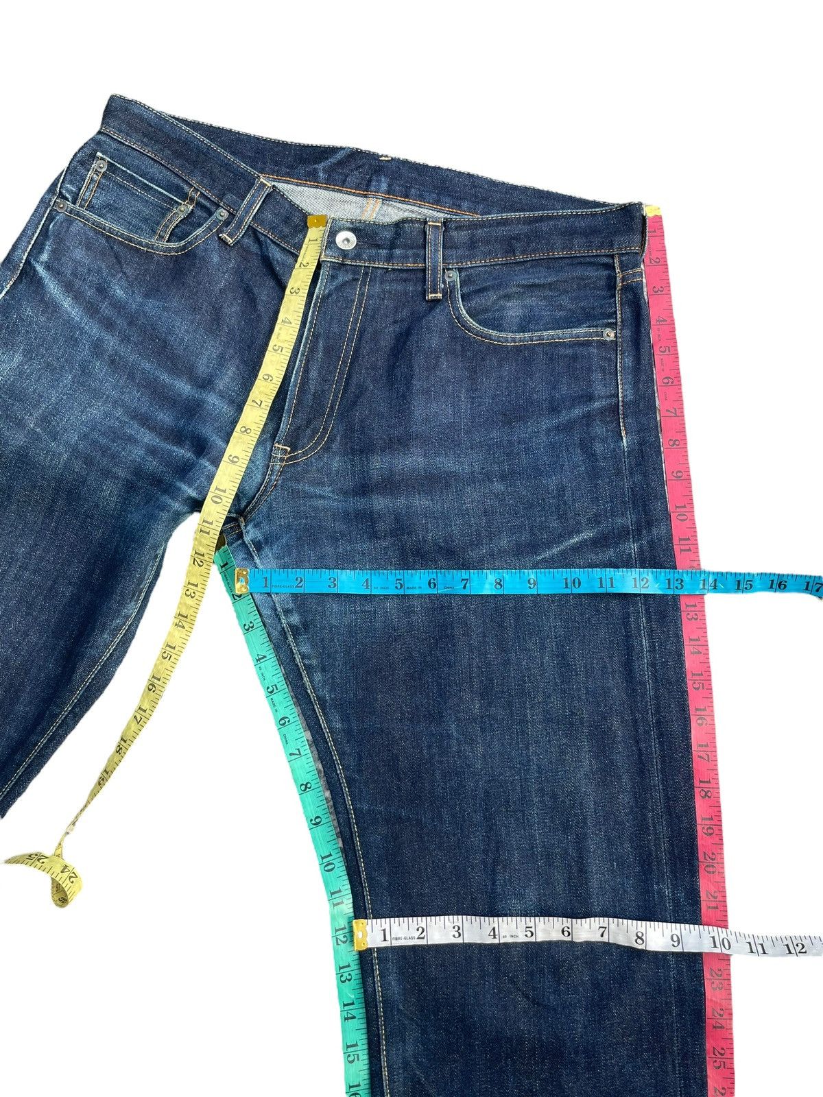 Japanese Brand × Uniqlo Uniqlo Selvedge Jeans Size US 37 - 18 Thumbnail