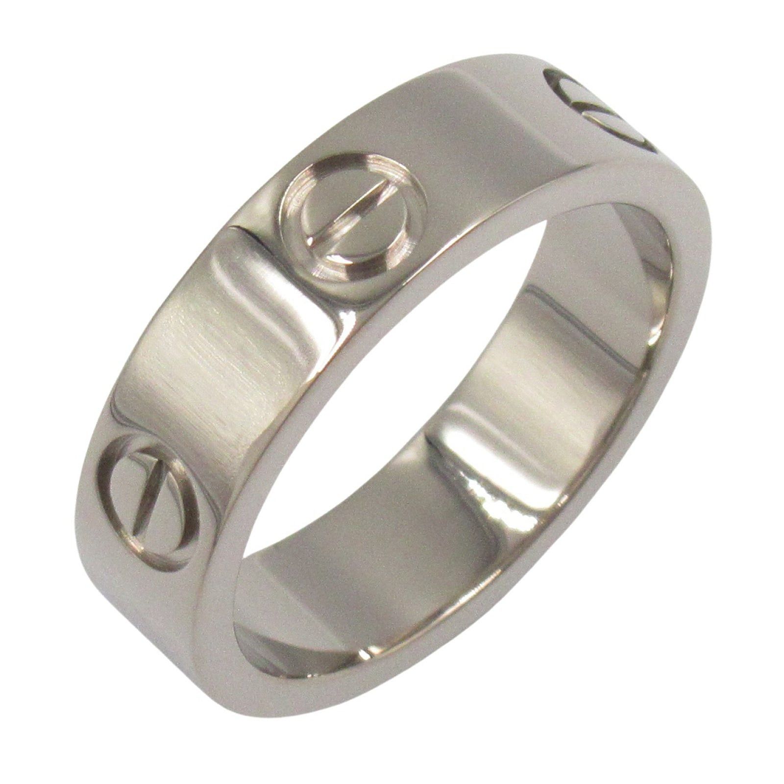 Cartier Cartier Love Ring K18Wg (White Gold) Silver Size ONE SIZE - 1 Thumbnail