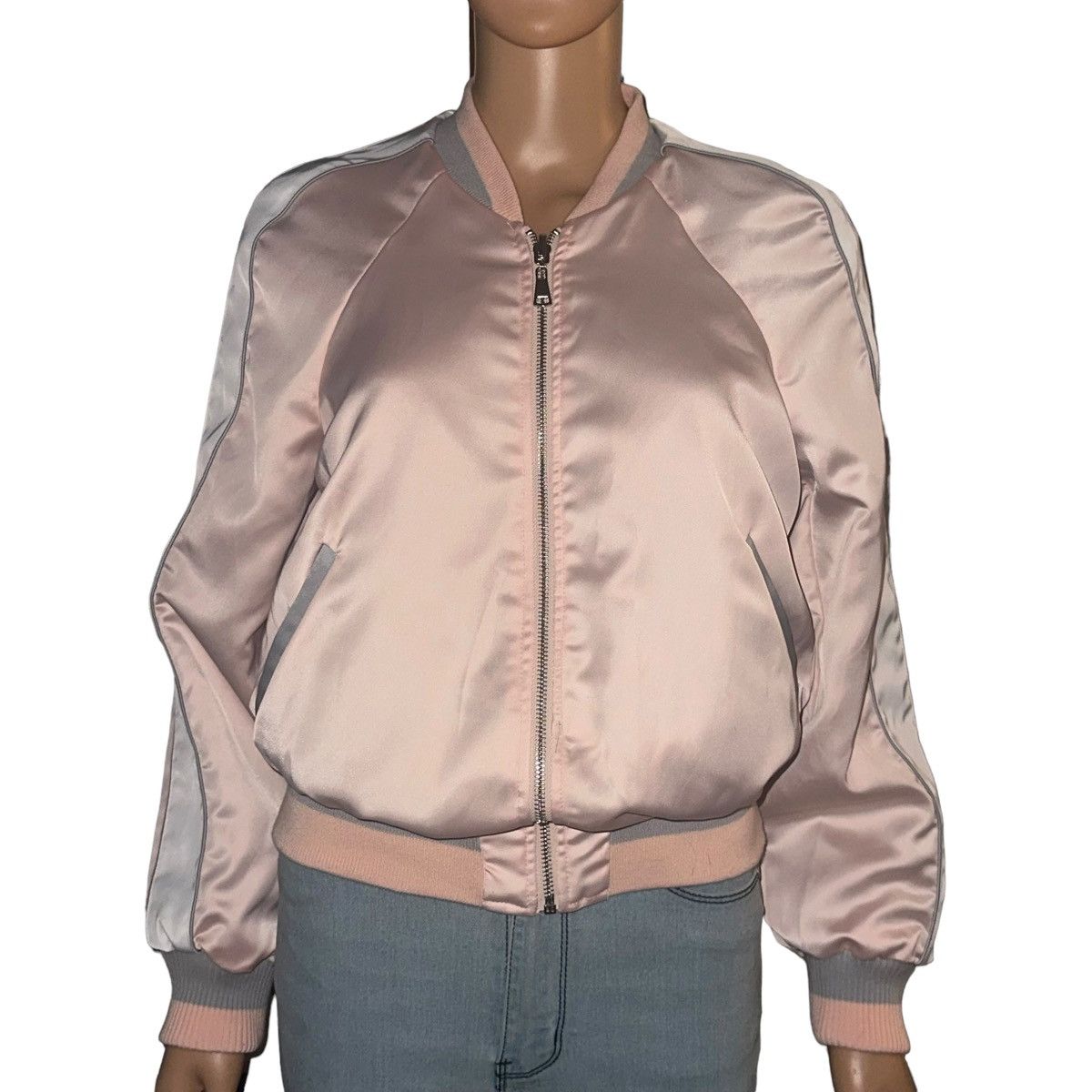 Bebe Vintage Y2K Bebe reversible satin bomber jacket Size M / US 6-8 / IT 42-44 - 5 Thumbnail
