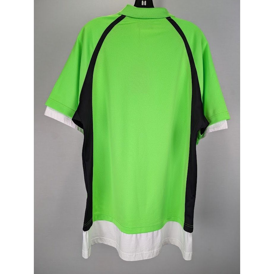 Balenciaga o1rshd1 Layered S/S Polo Shirt Pique in Green-Dark Green Size US XXS / EU 40 - 7 Thumbnail
