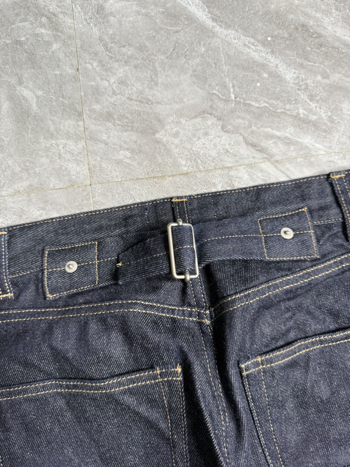Alexander McQueen Alexander Mcqueen F/W 19 Hybrid Blue Gabardine Panel Jeans Size US 32 / EU 48 - 15 Thumbnail