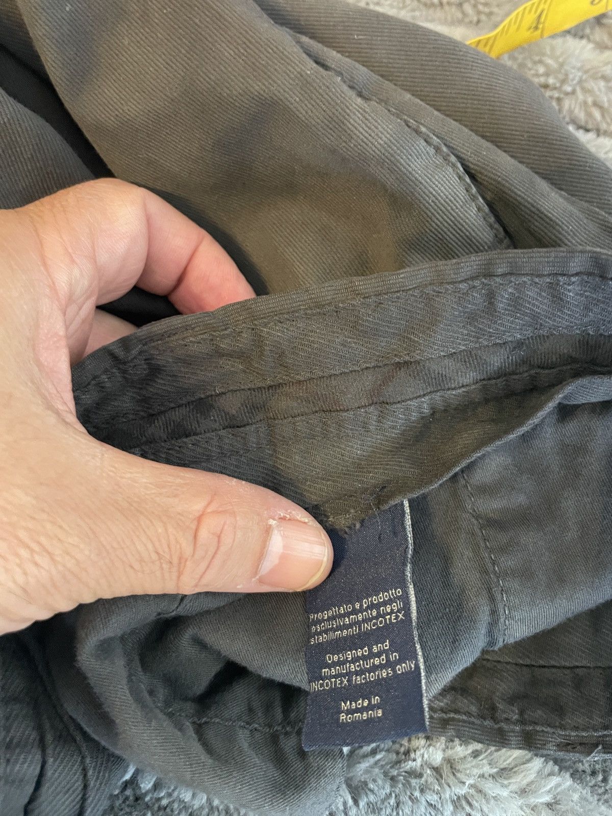 Incotex Camo Faded FF trousers Cotton stretch Size US 40 / EU 56 - 13 Thumbnail