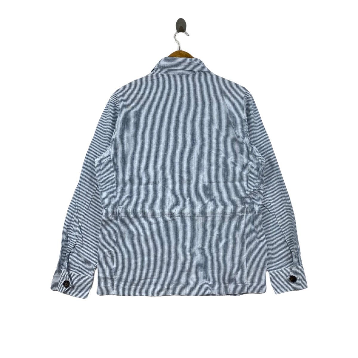 Lands' End LAND’S END Button Up Hickory Stripes Collar Casual Shirt Size US M / EU 48-50 / 2 - 3 Thumbnail