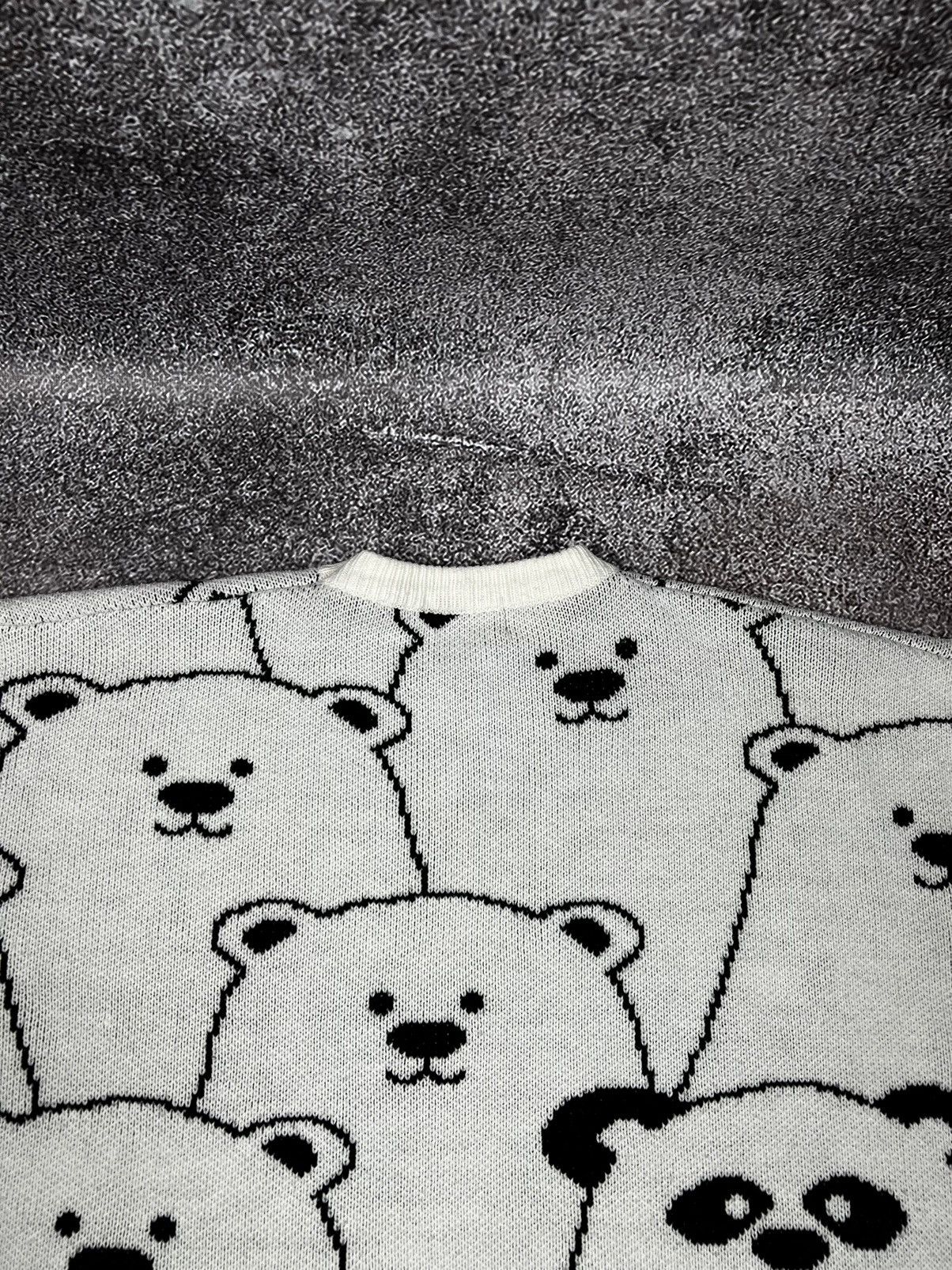 Other Y2K Cool Panda Bear aesthetic knit sweater monogram Size US L / EU 52-54 / 3 - 10 Thumbnail