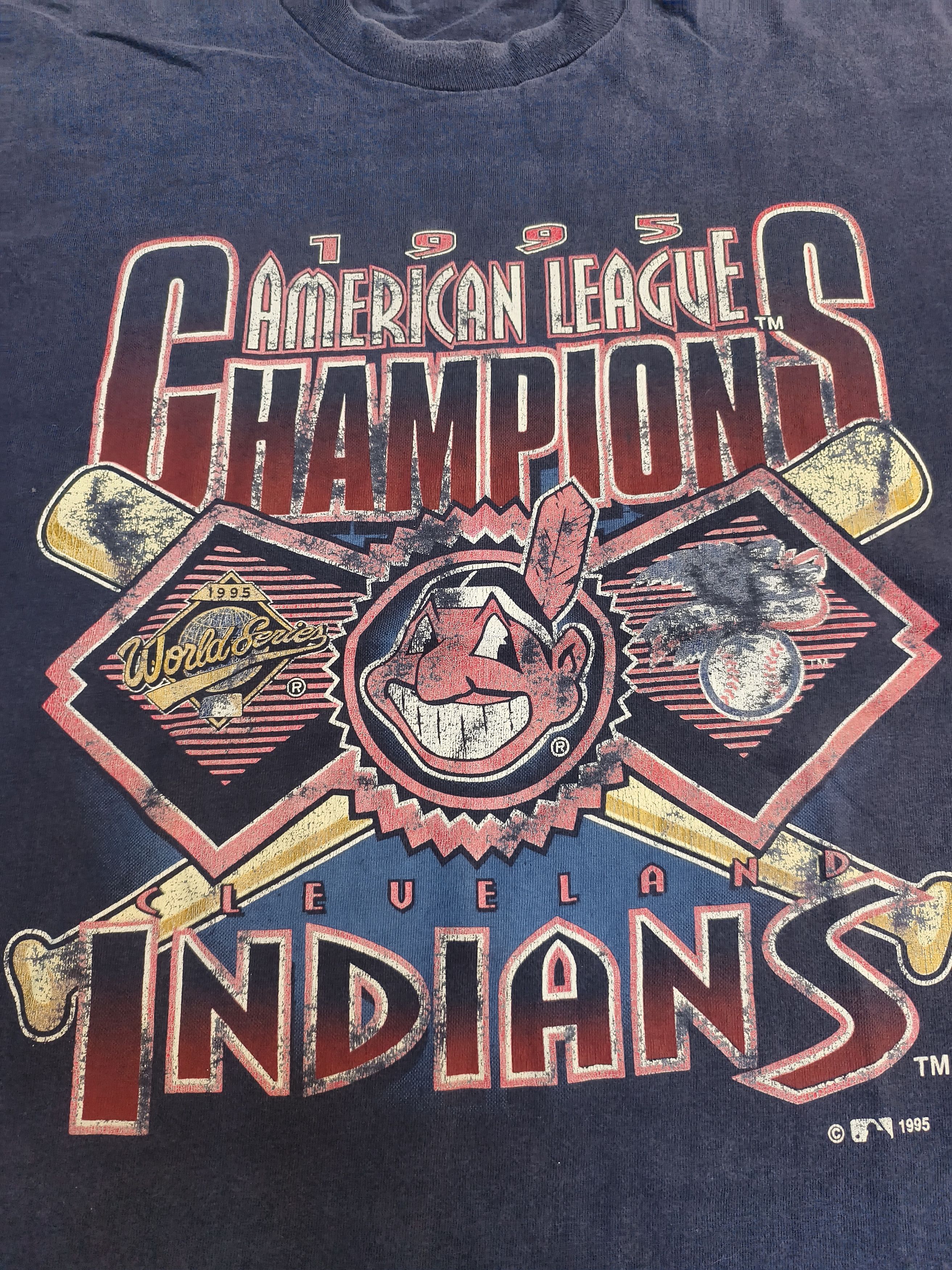 Vintage 3x Vtg 1995 Cleveland Indians Size US XL / EU 56 / 4 - 12 Thumbnail