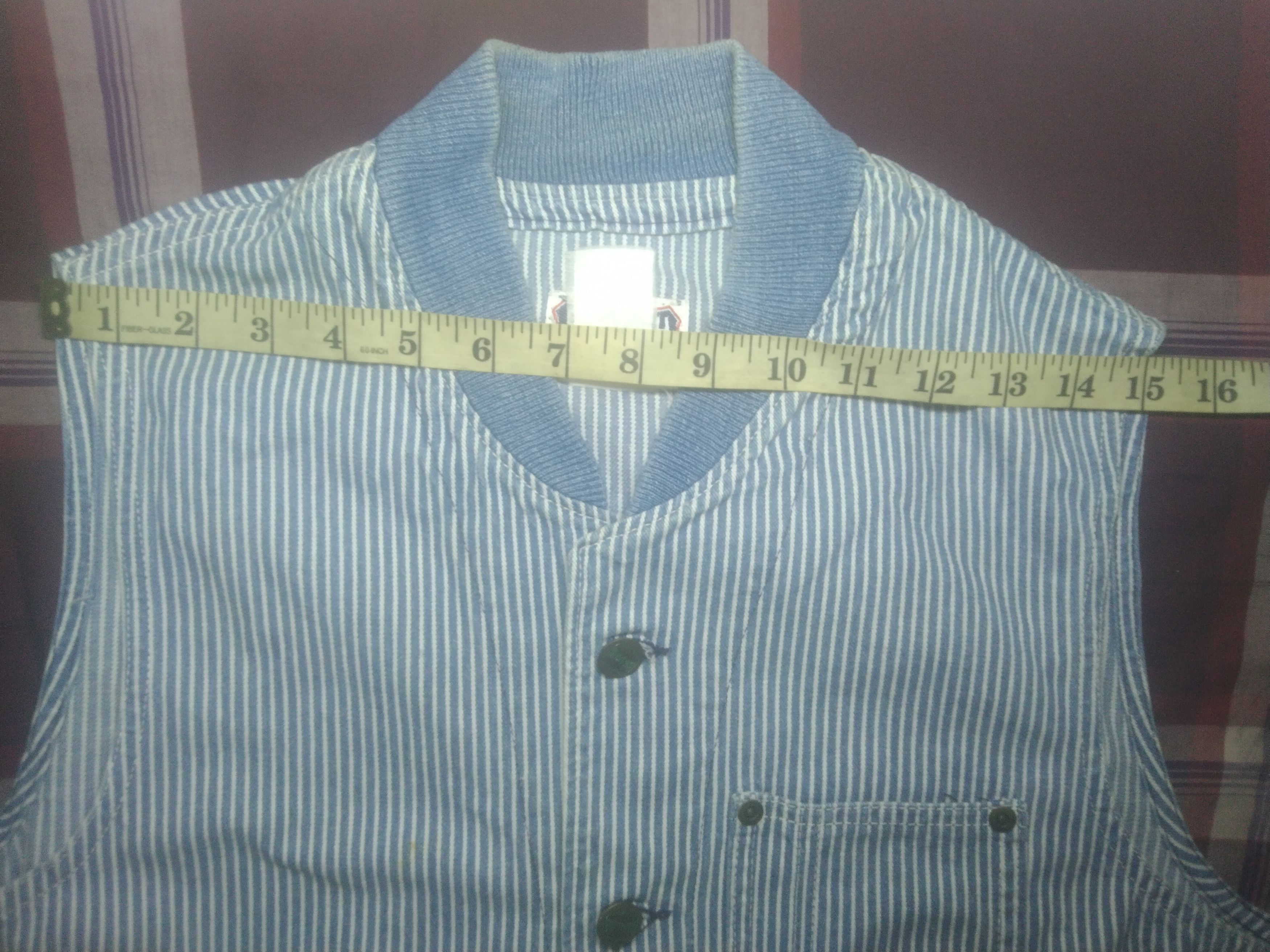 Vintage Vintage 70s -80s Big Smith hickory stripe workwear vest Size US M / EU 48-50 / 2 - 8 Thumbnail