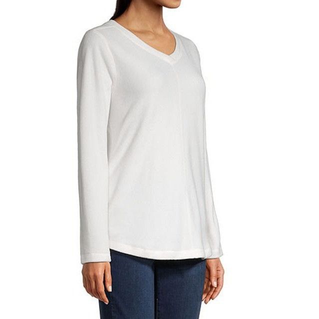 Other St. John's Bay Women’s V-Neck Phil resistant Fleece Sweatshi Size XS / US 0-2 / IT 36-38 - 1 Thumbnail