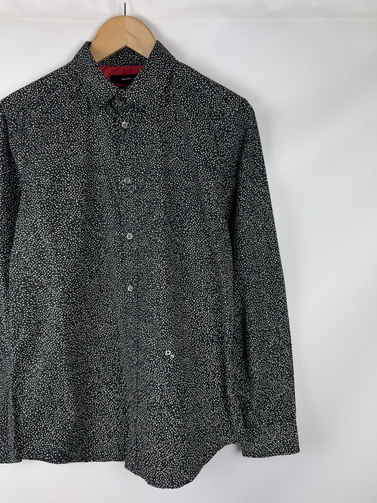 Diesel Diesel Men’s Patterned Long Sleeve Button Up Shirt Size US M / EU 48-50 / 2 - 3 Thumbnail