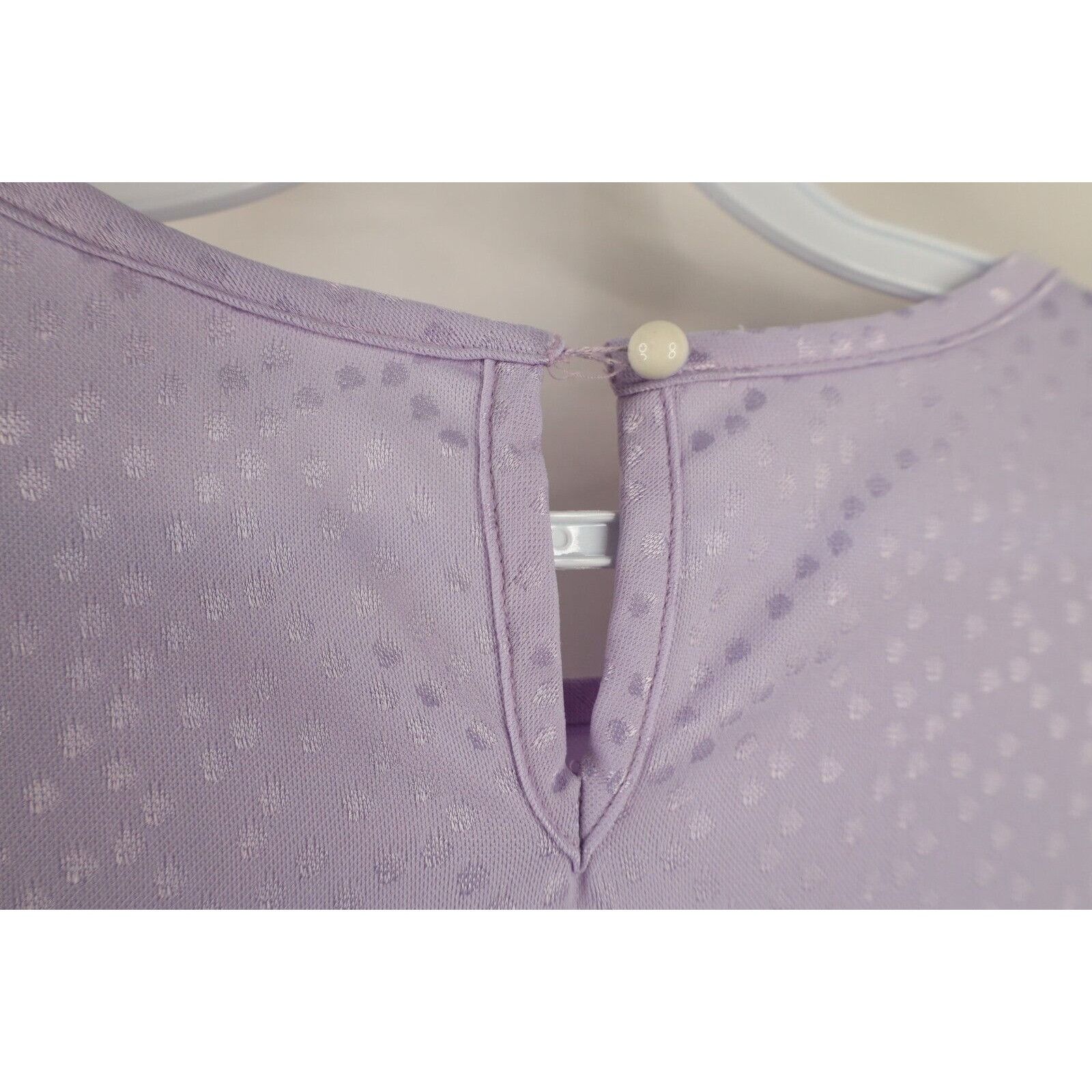 Vintage Vintage 90s Babydoll Fairy Polkadot Fairy Sleeve Knit Dress Size L / US 10 / IT 46 - 12 Thumbnail
