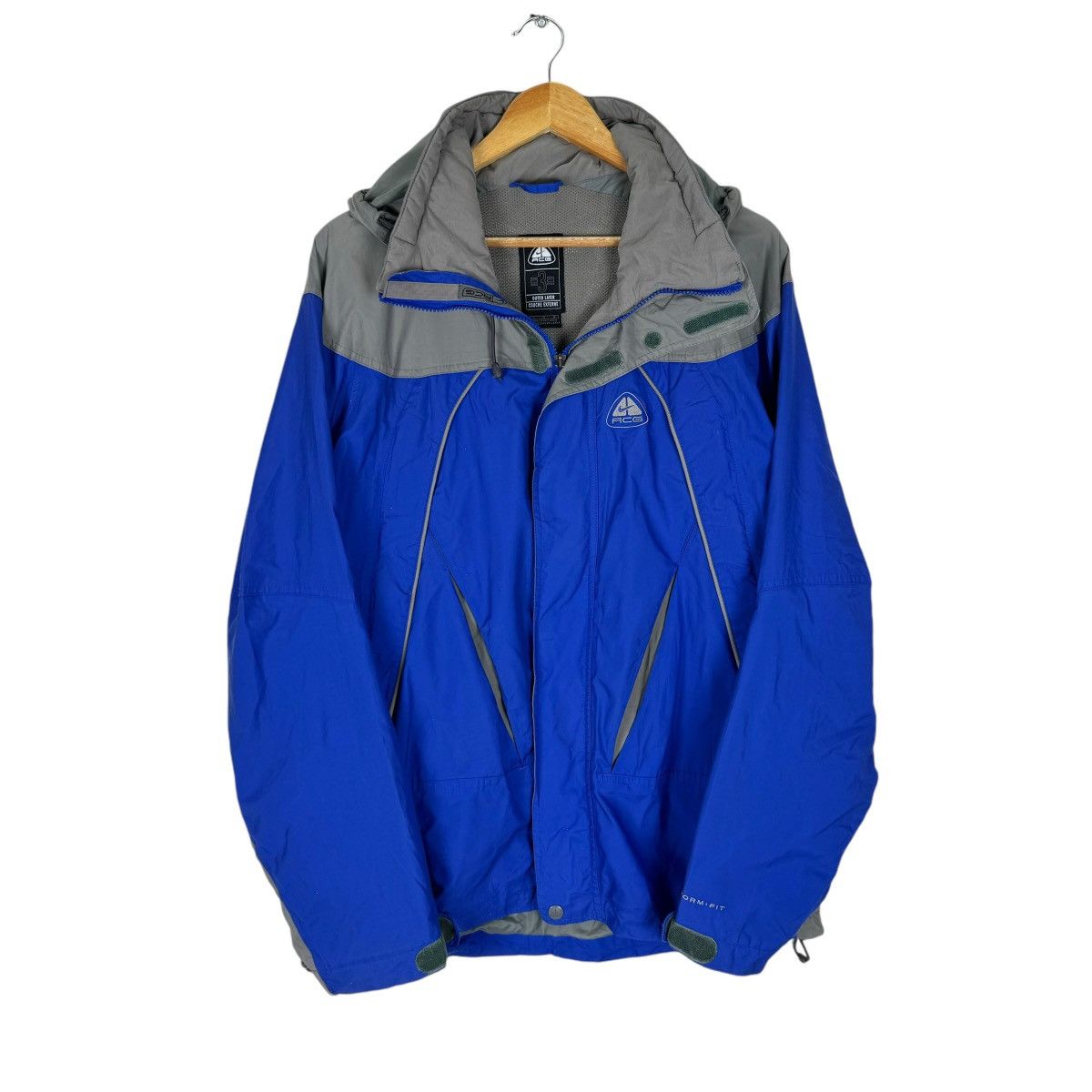 Vintage ❄️NIKE ACG HOODIE STORM FIT WINDBREAKER JACKET Size US L / EU 52-54 / 3 - 1 Thumbnail